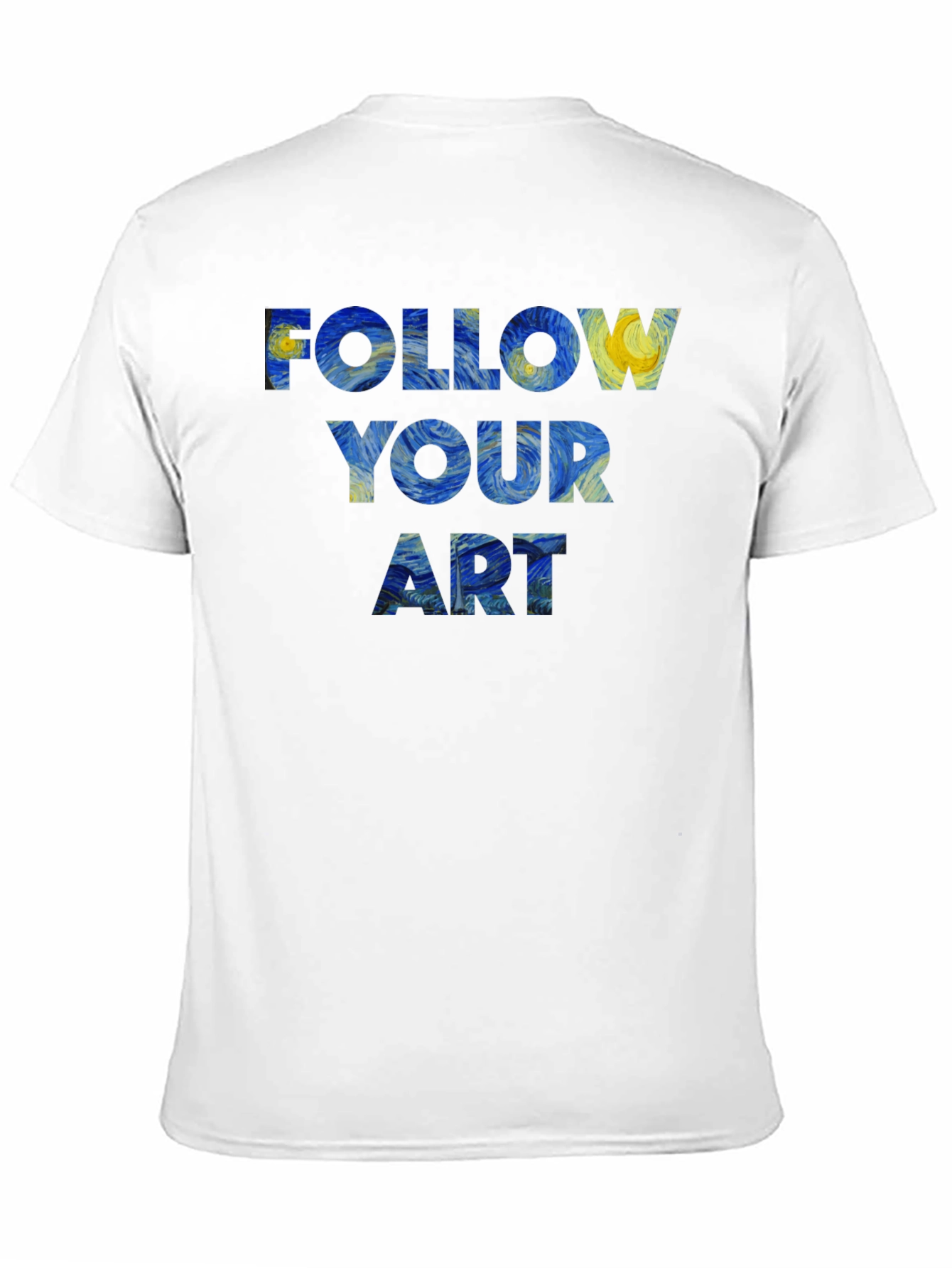 Starry Night Follow Your Art Graphic Tee
