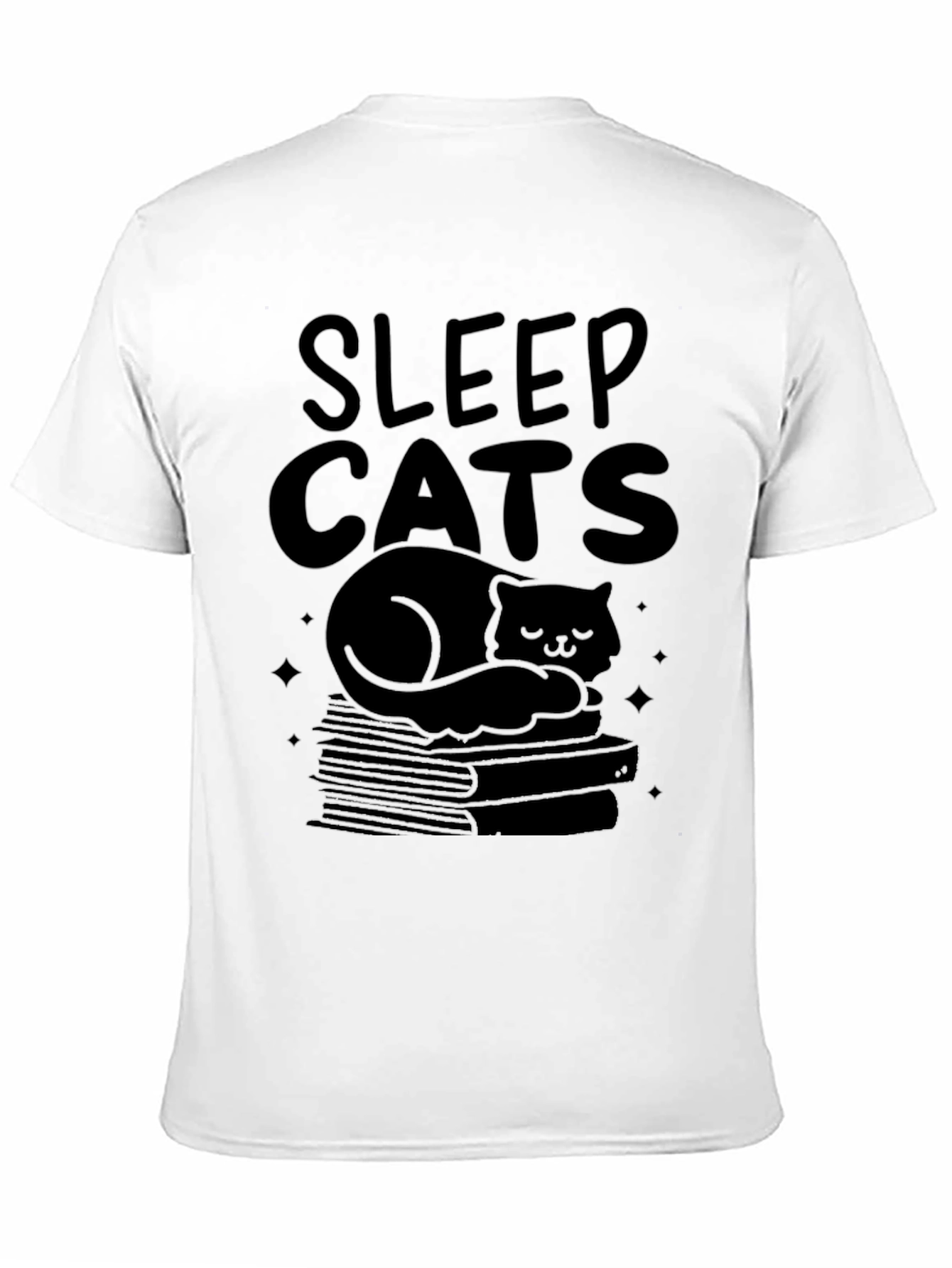 Sleep Cats Black T-Shirt