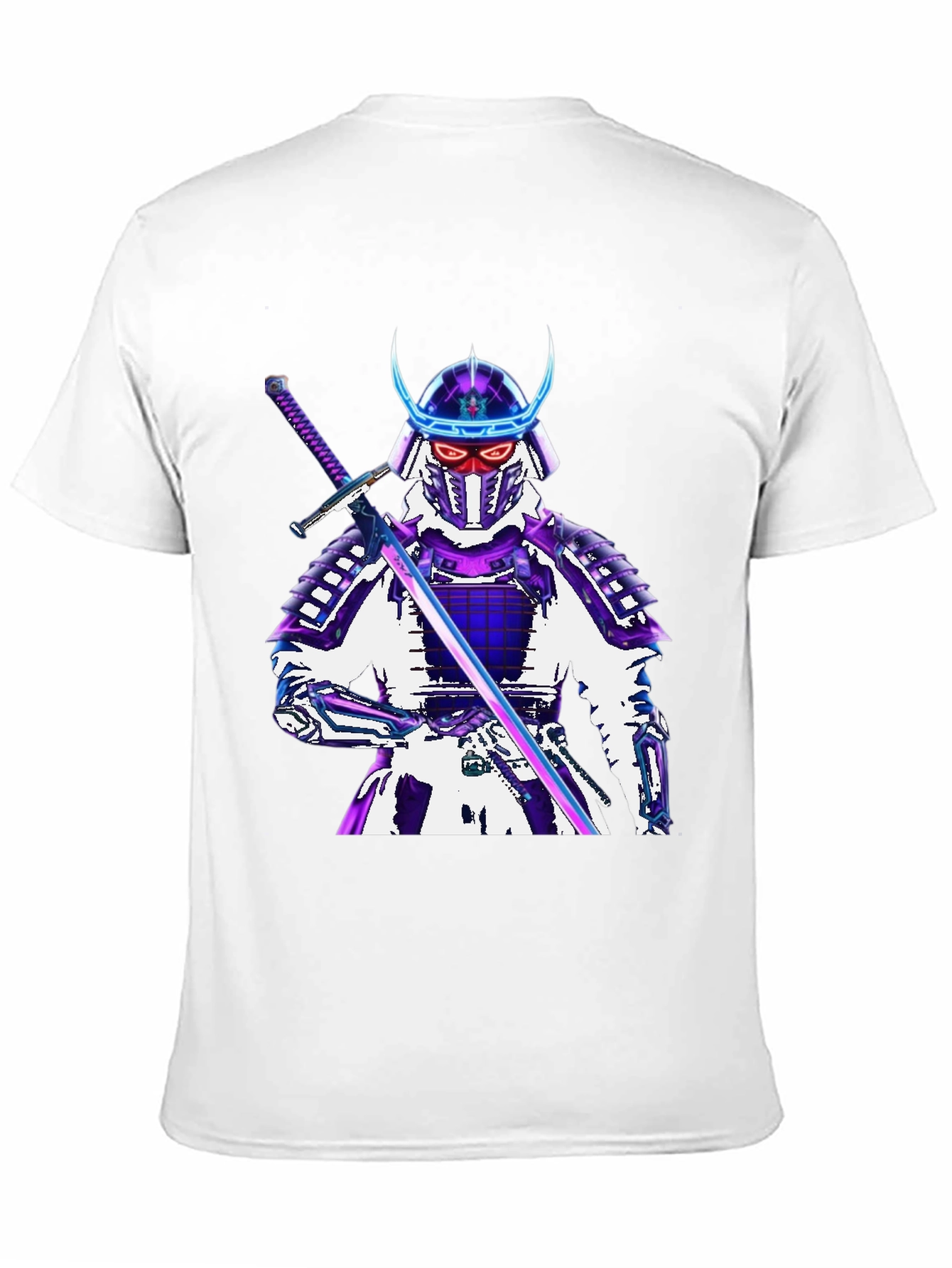 Samurai Warrior Graphic T-Shirt - Black