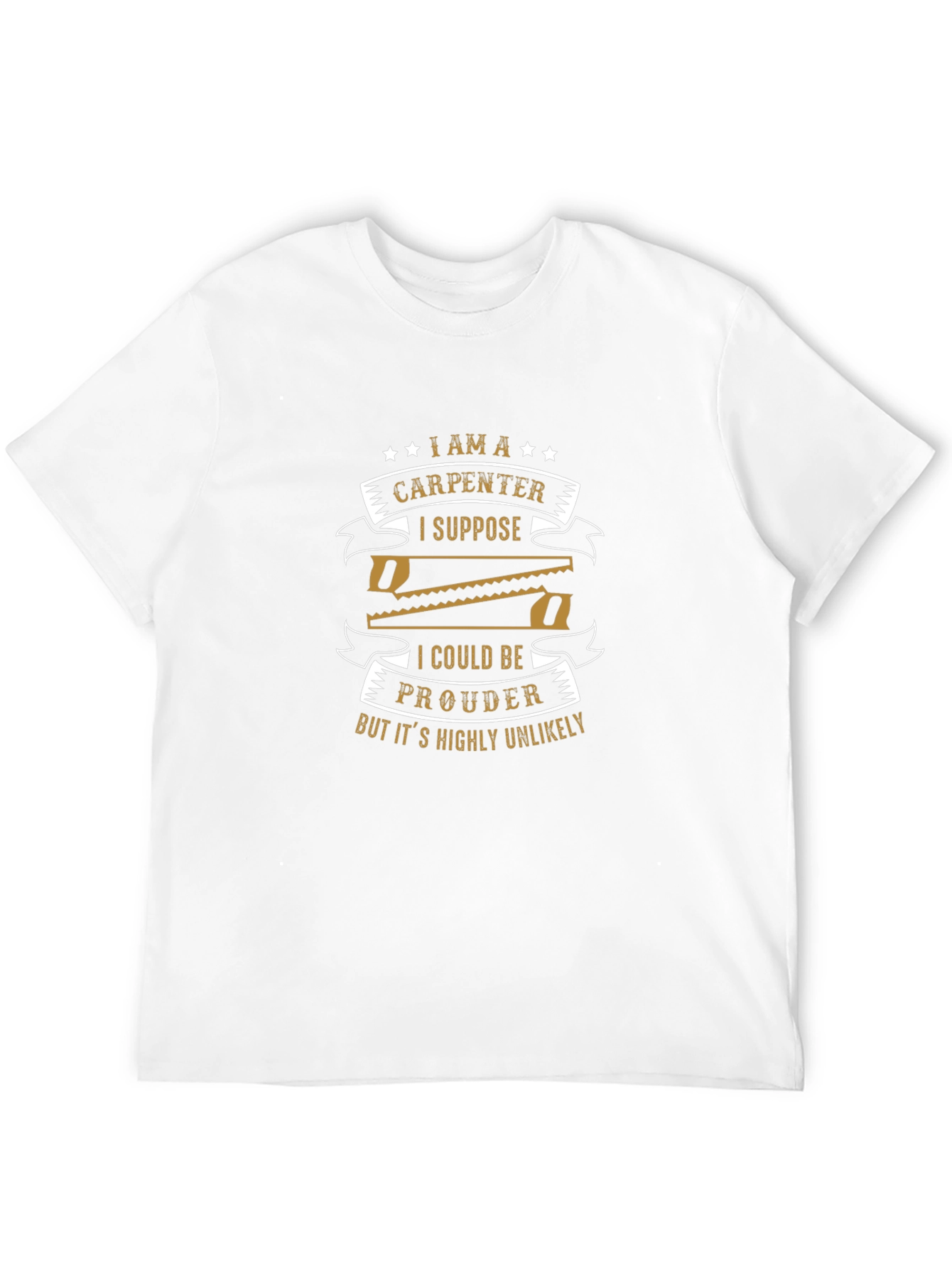 I am a Carpenter Mens Black Graphic T-Shirt