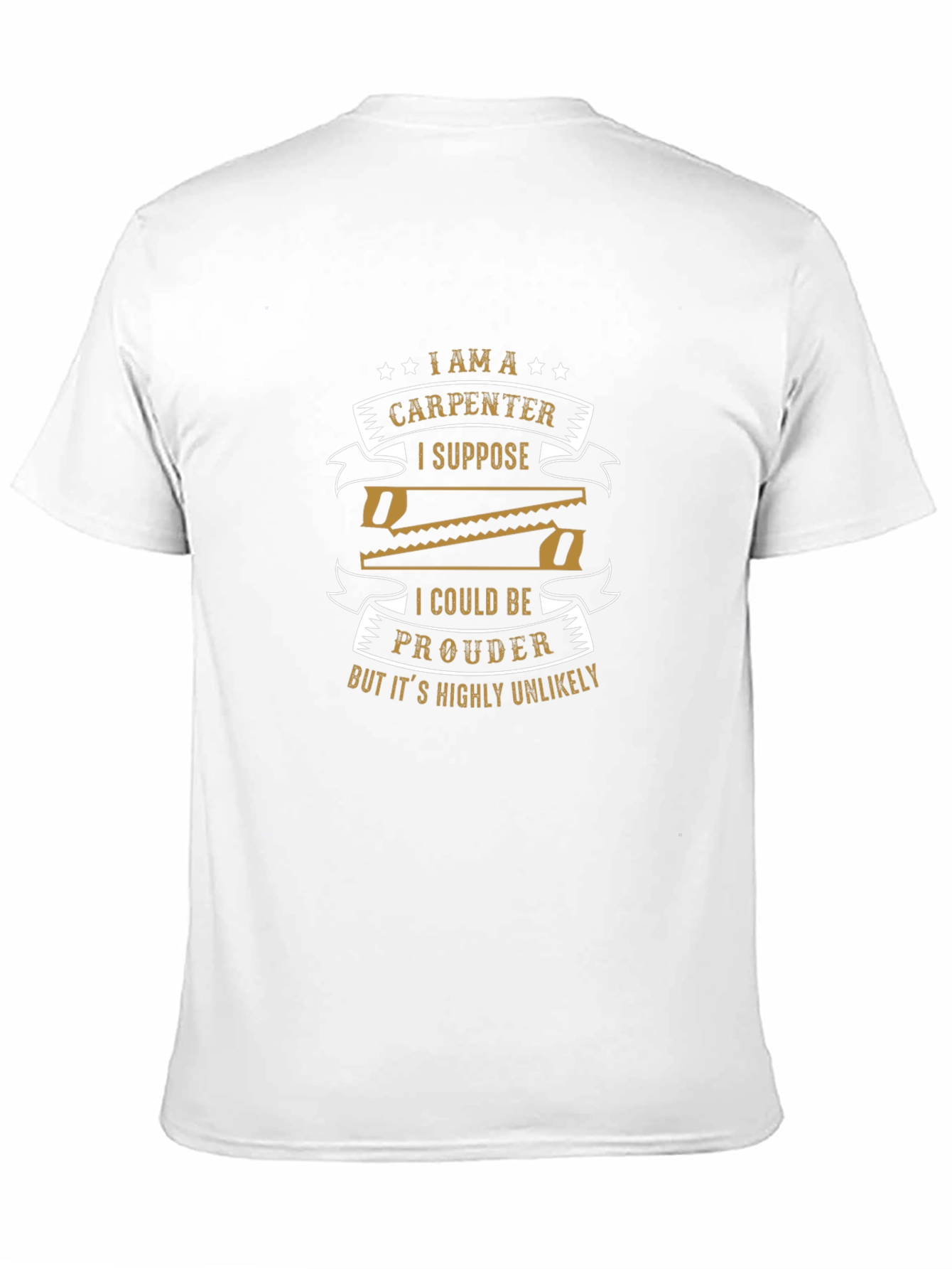 I am a Carpenter Mens Black Graphic T-Shirt