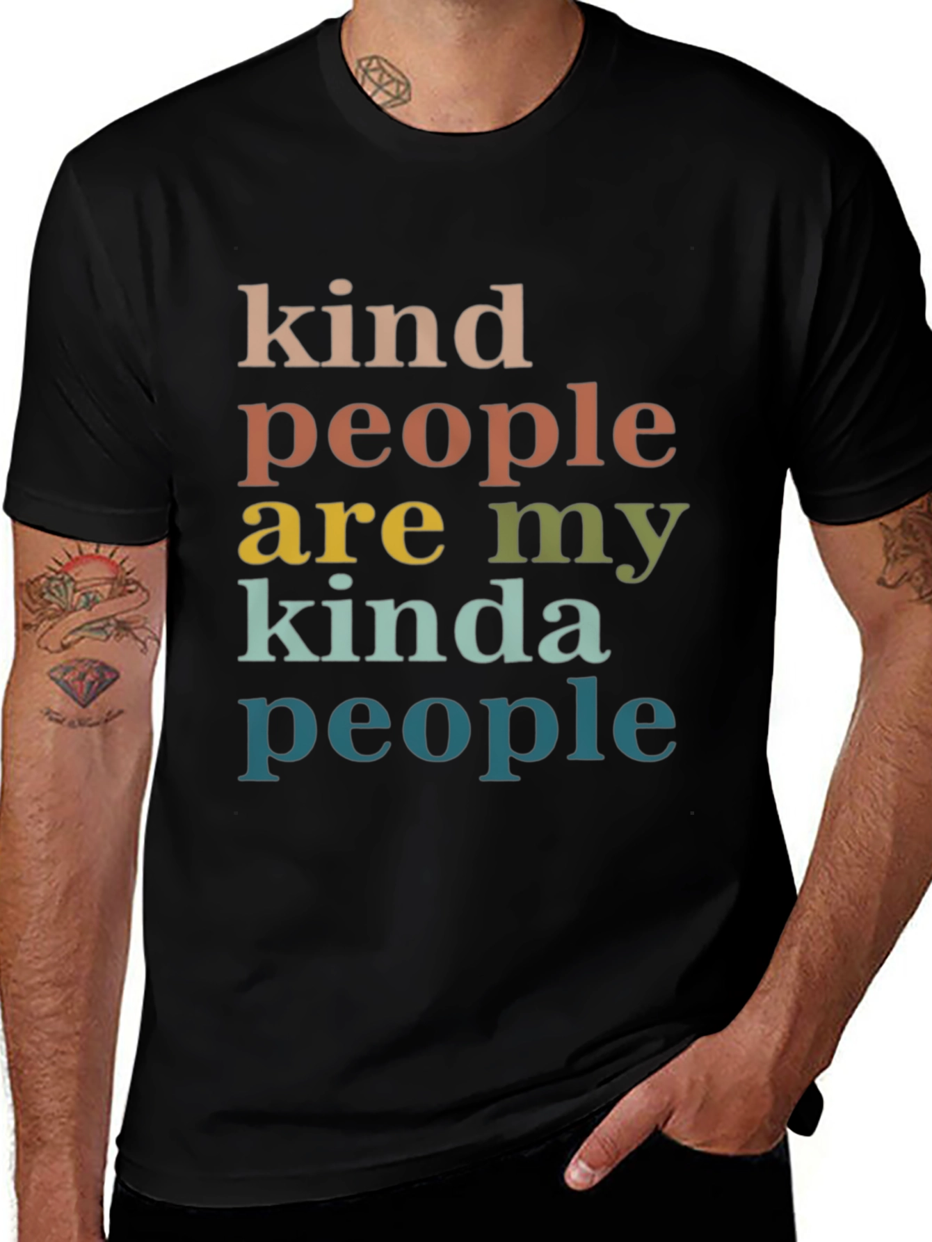 Kind People T-Shirt - Retro Style
