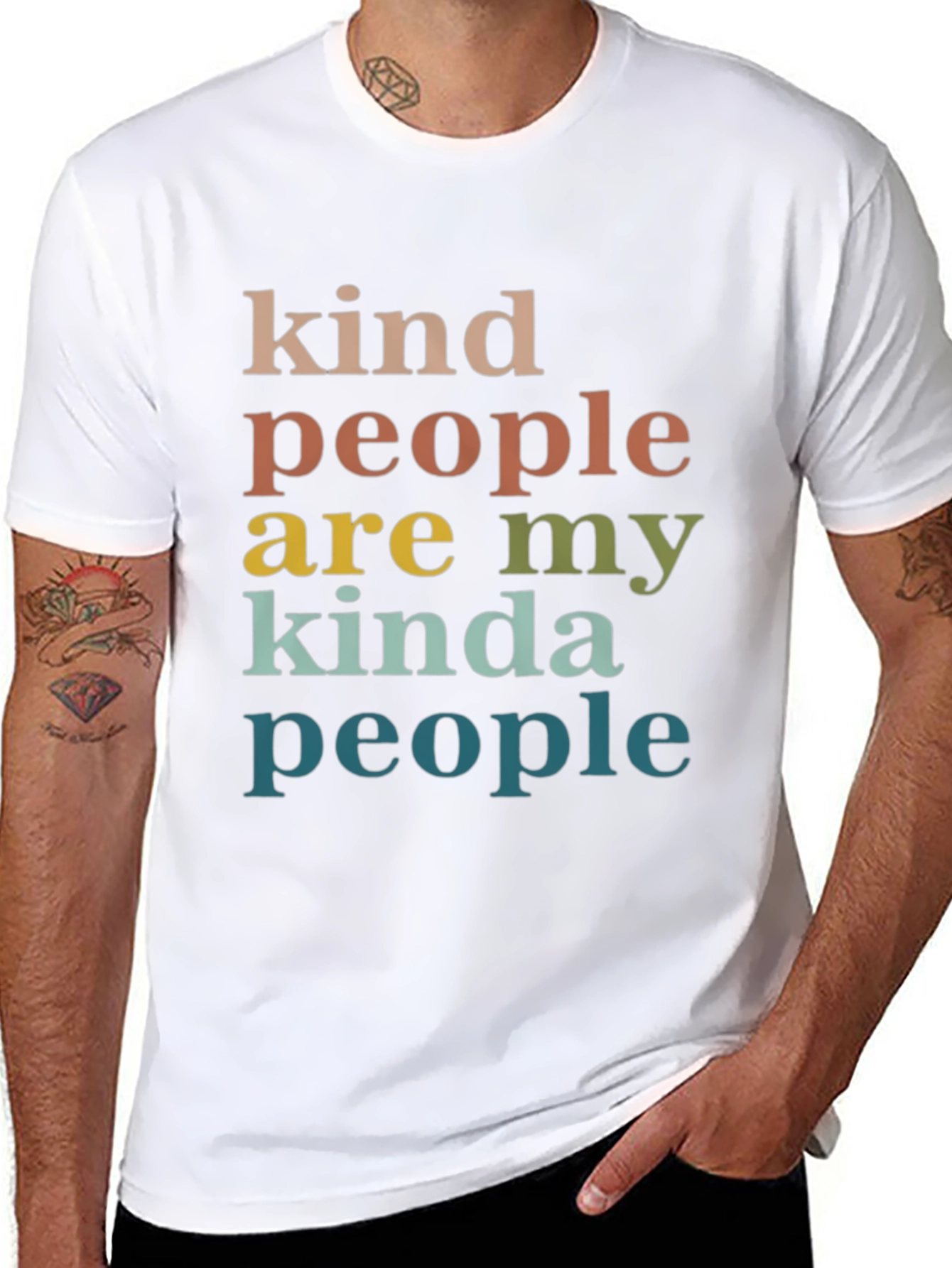Kind People T-Shirt - Retro Style