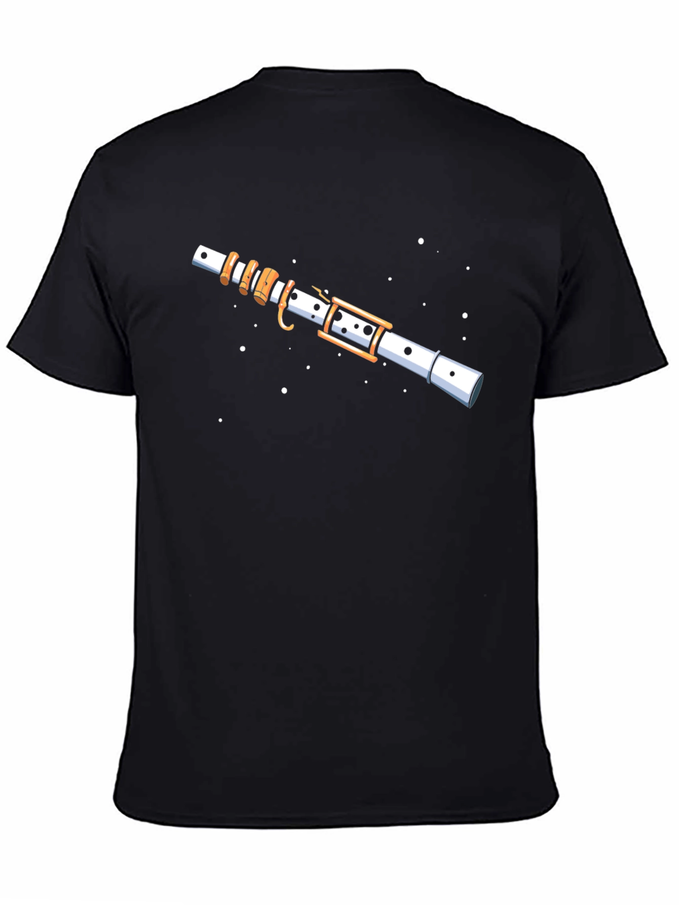 Cartoon Clarinet T-Shirt - Music Lover Gift