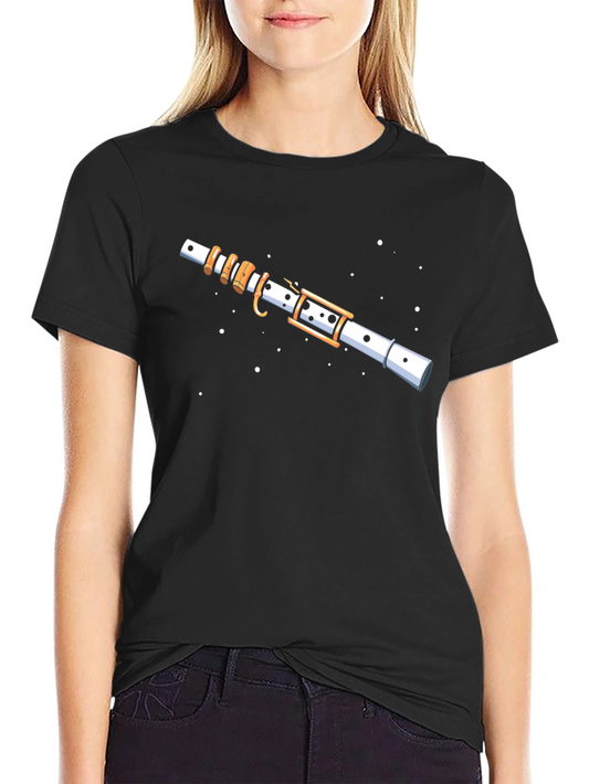 Cartoon Clarinet T-Shirt - Music Lover Gift