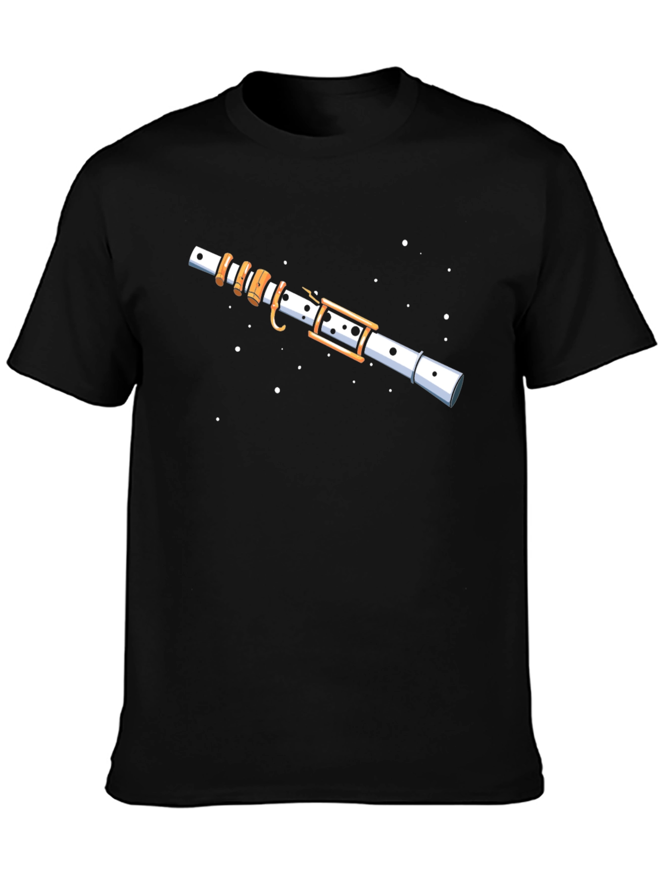 Cartoon Clarinet T-Shirt - Music Lover Gift