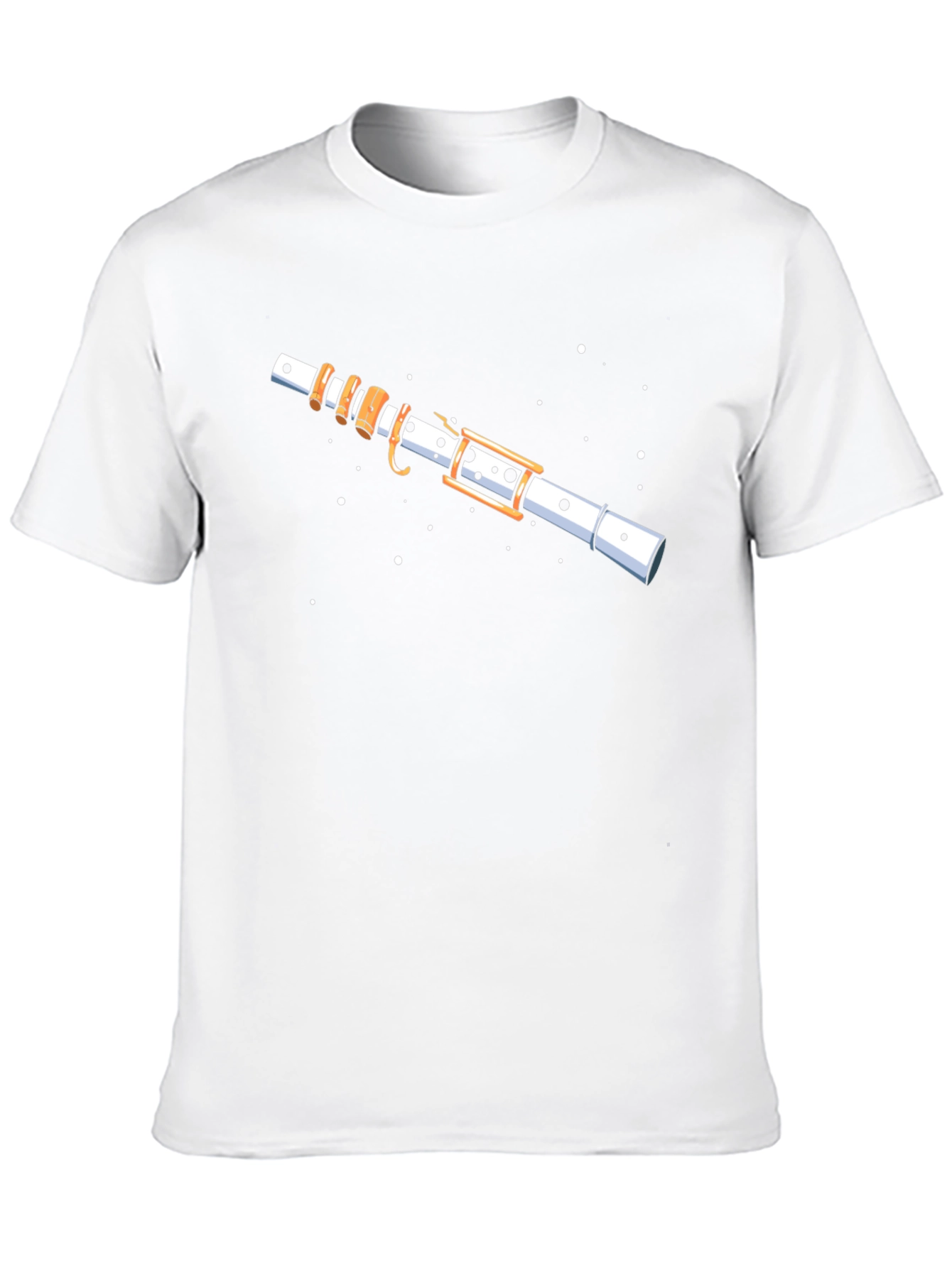 Cartoon Clarinet T-Shirt - Music Lover Gift