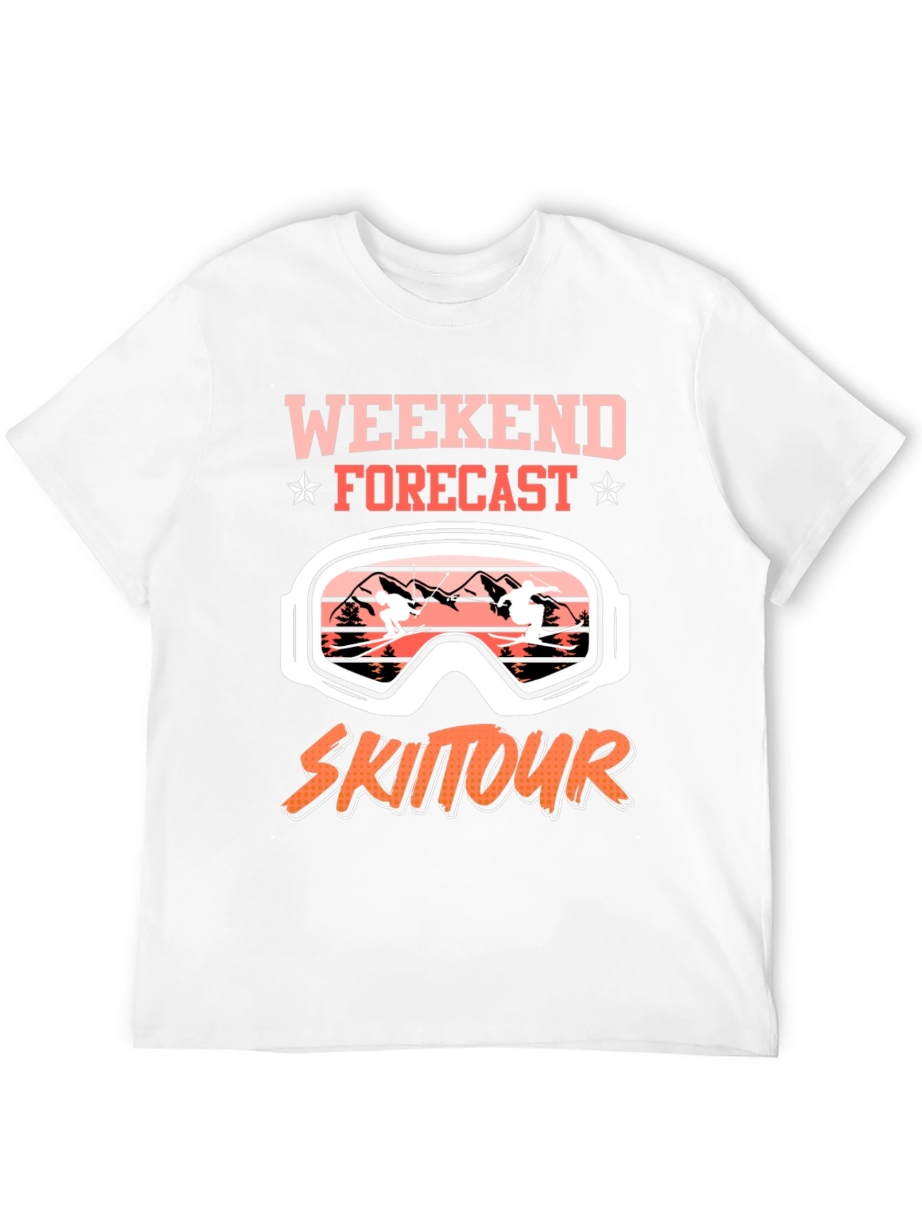 Weekend Forecast Ski Tour Graphic Tee
