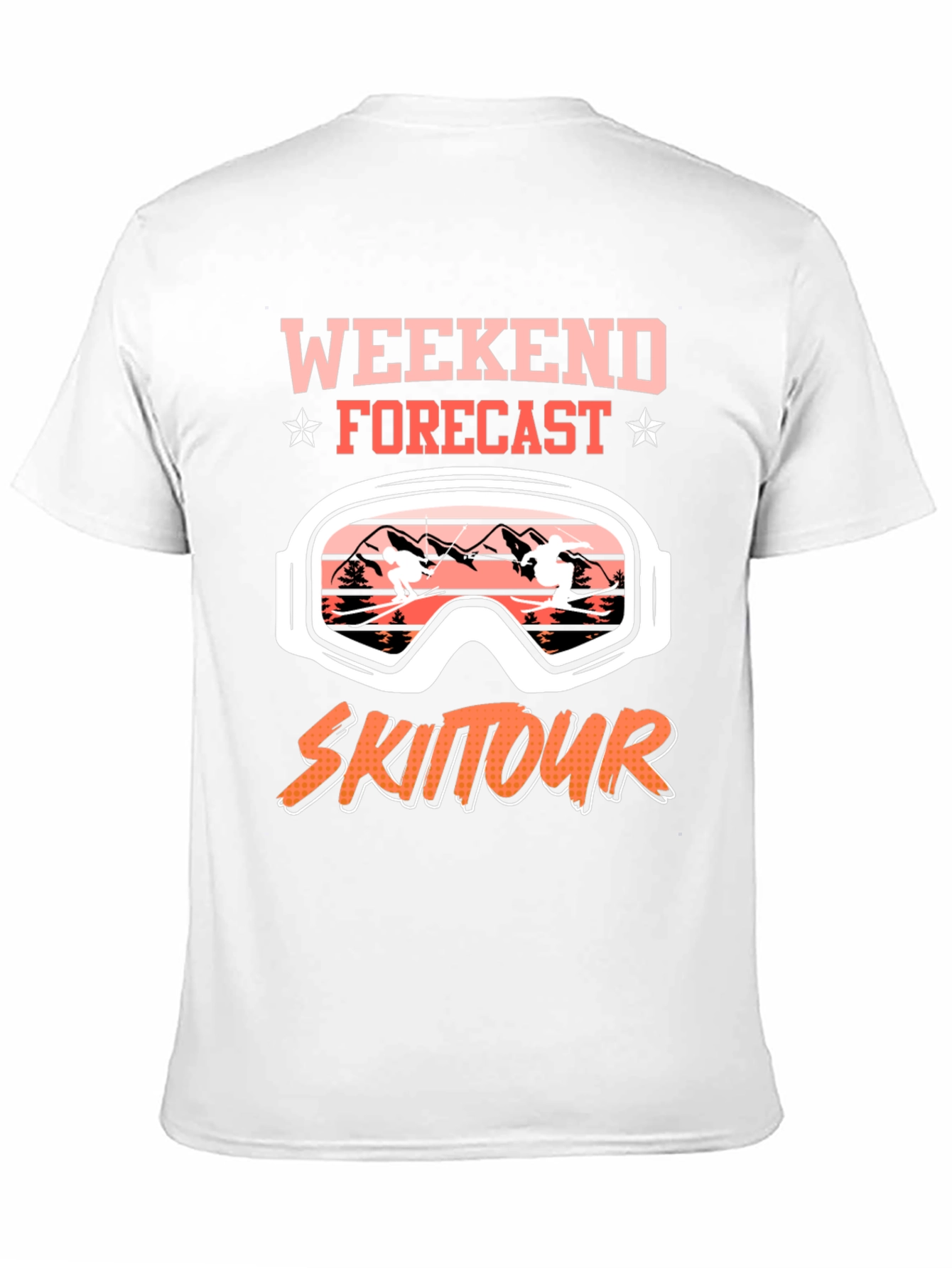 Weekend Forecast Ski Tour Graphic Tee