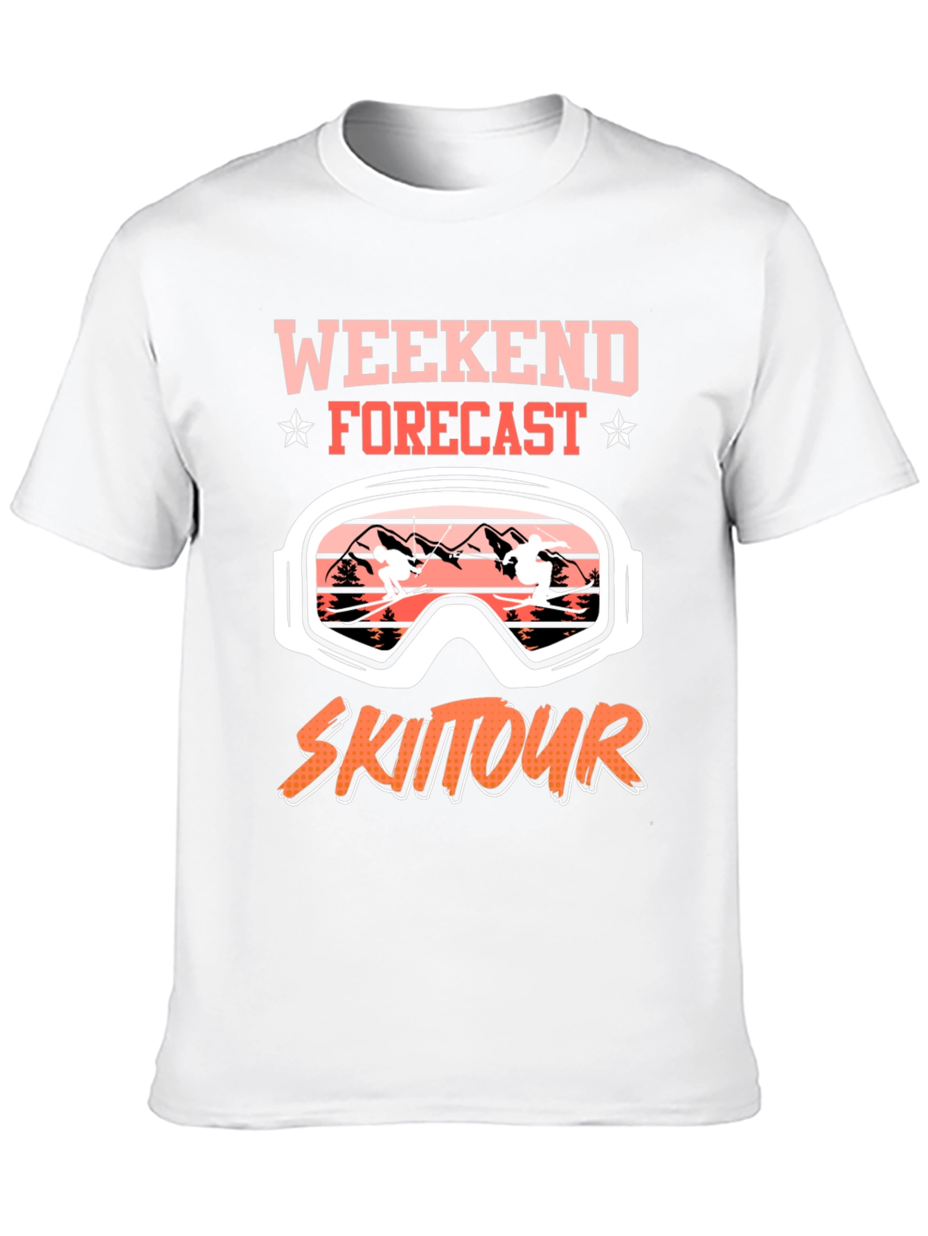 Weekend Forecast Ski Tour Graphic Tee
