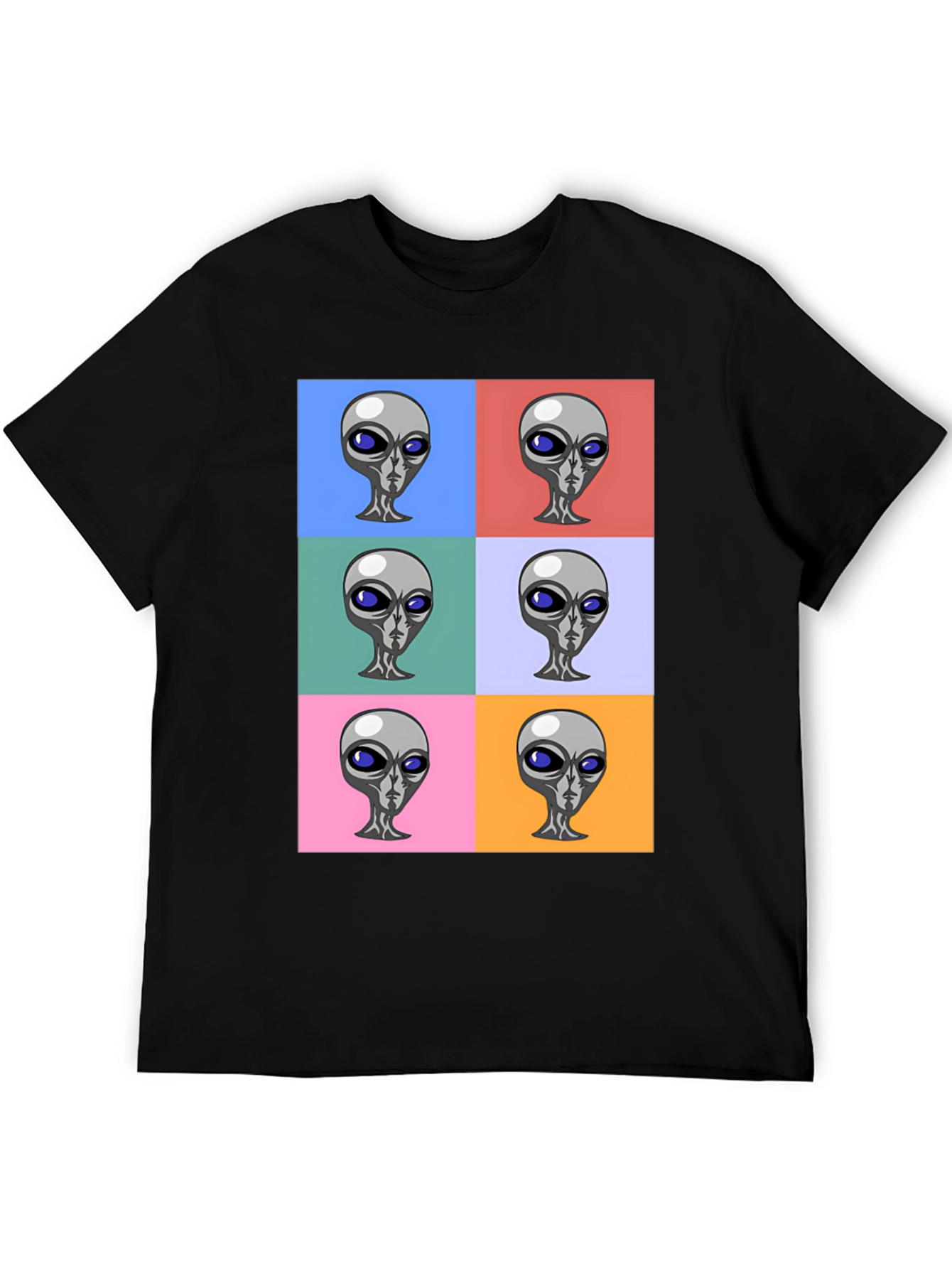 Alien Pop Art Graphic T-Shirt