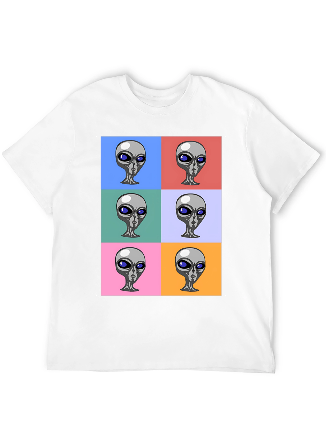 Alien Pop Art Graphic T-Shirt