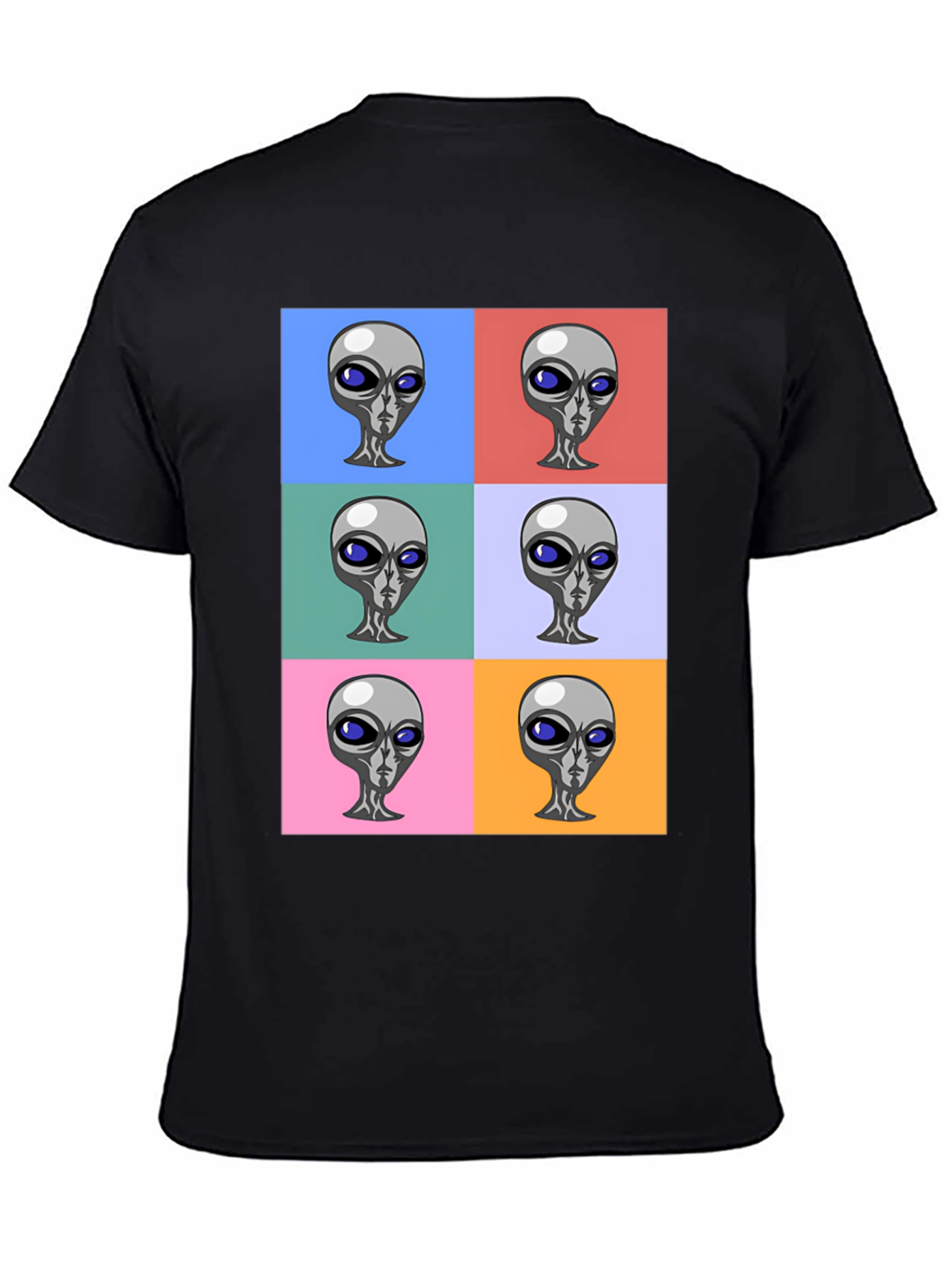 Alien Pop Art Graphic T-Shirt