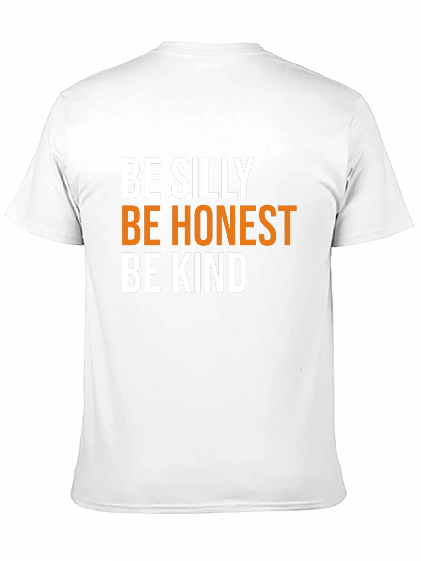 Be Silly Honest Kind Black Tee
