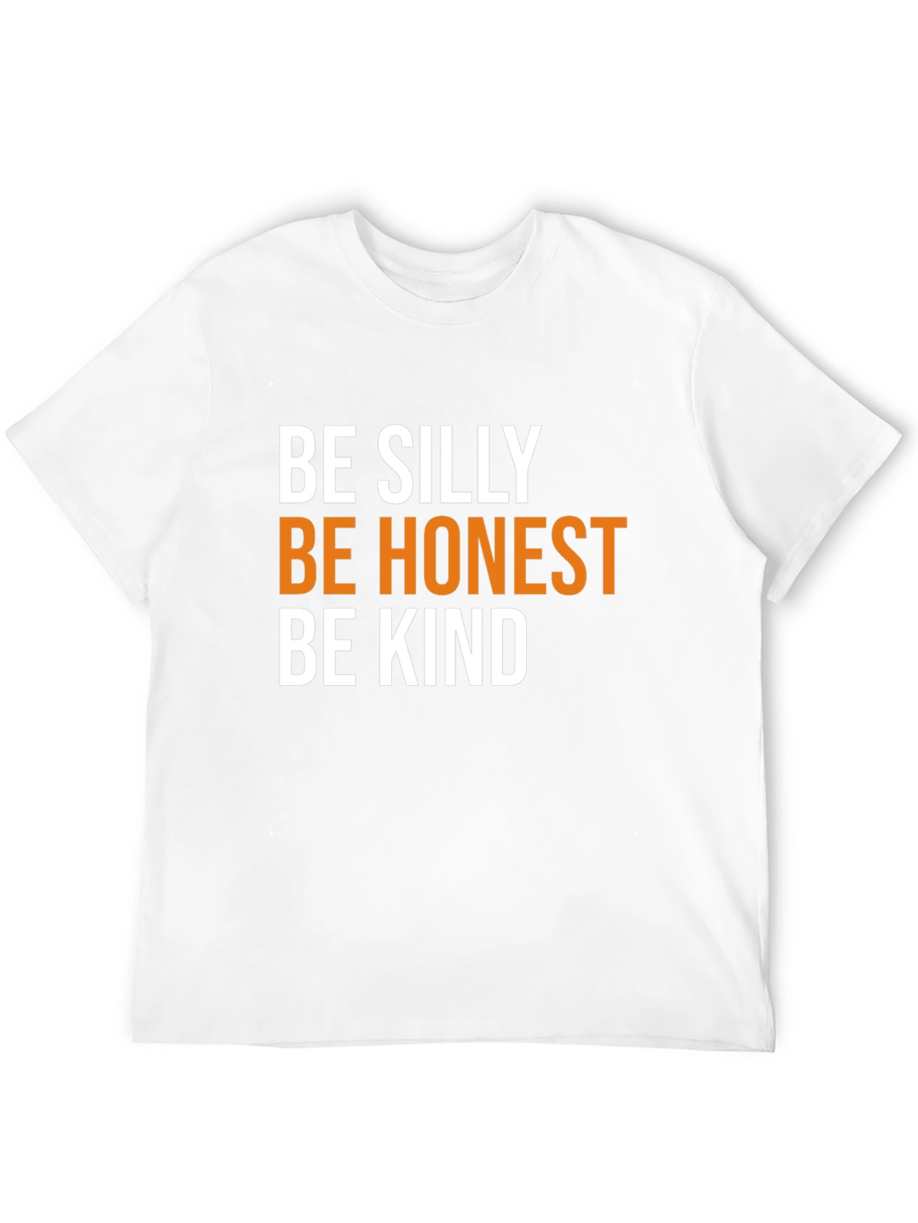 Be Silly Honest Kind Black Tee