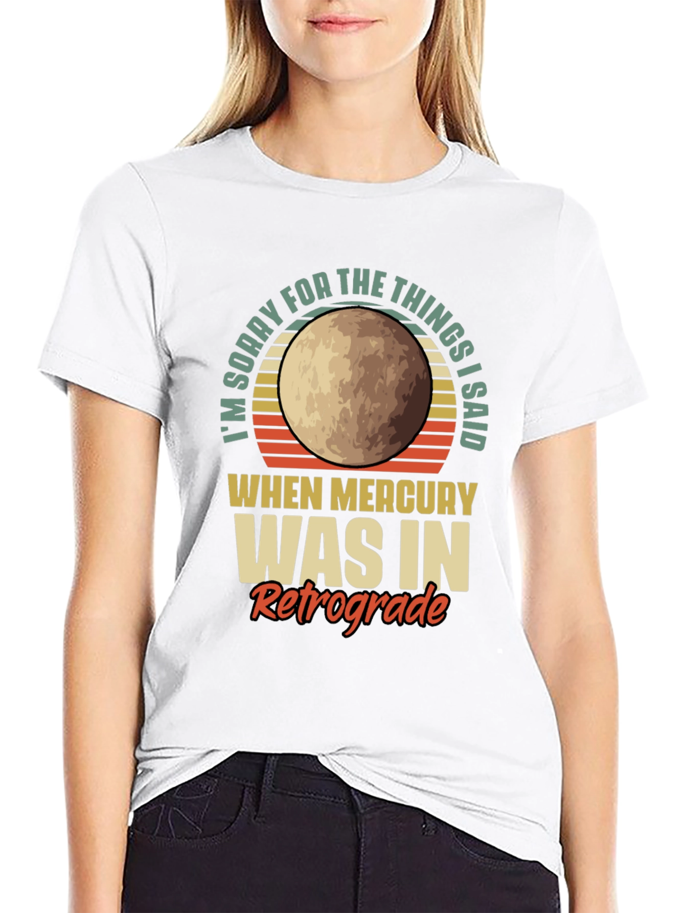 Mercury Retrograde Apology T-Shirt - Trendy Graphic Tee