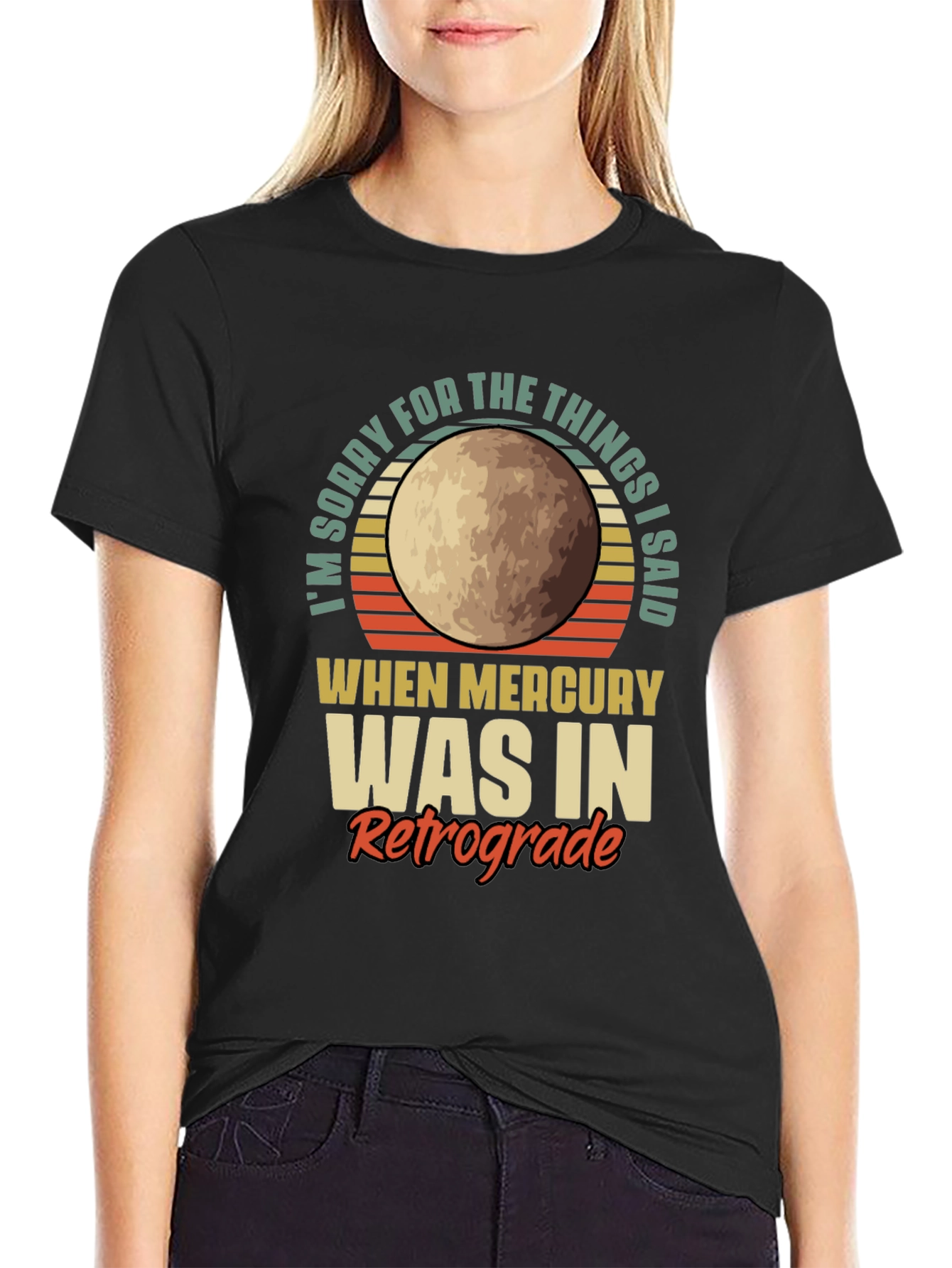 Mercury Retrograde Apology T-Shirt - Trendy Graphic Tee