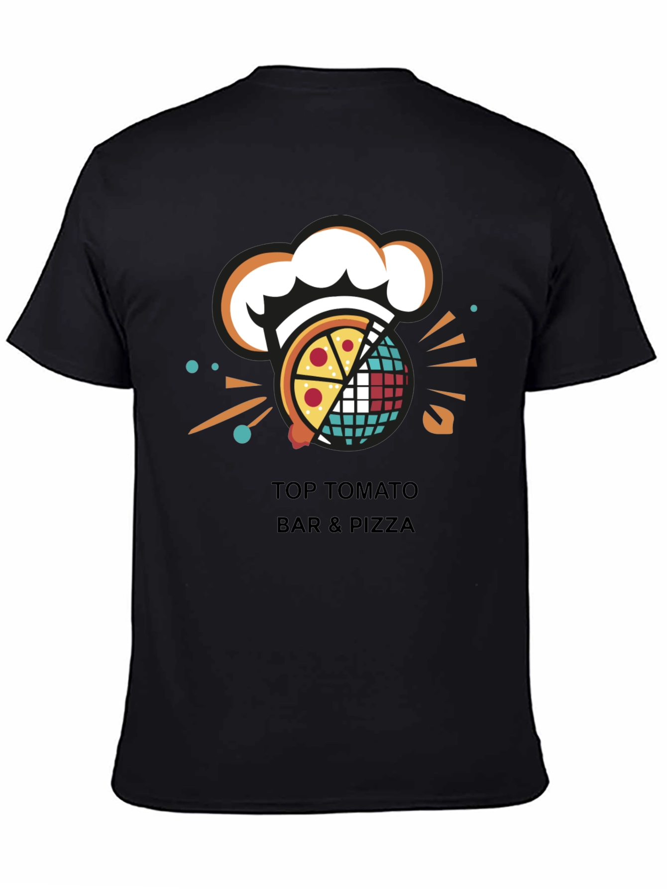 Top Tomato Bar & Pizza Graphic T-Shirt