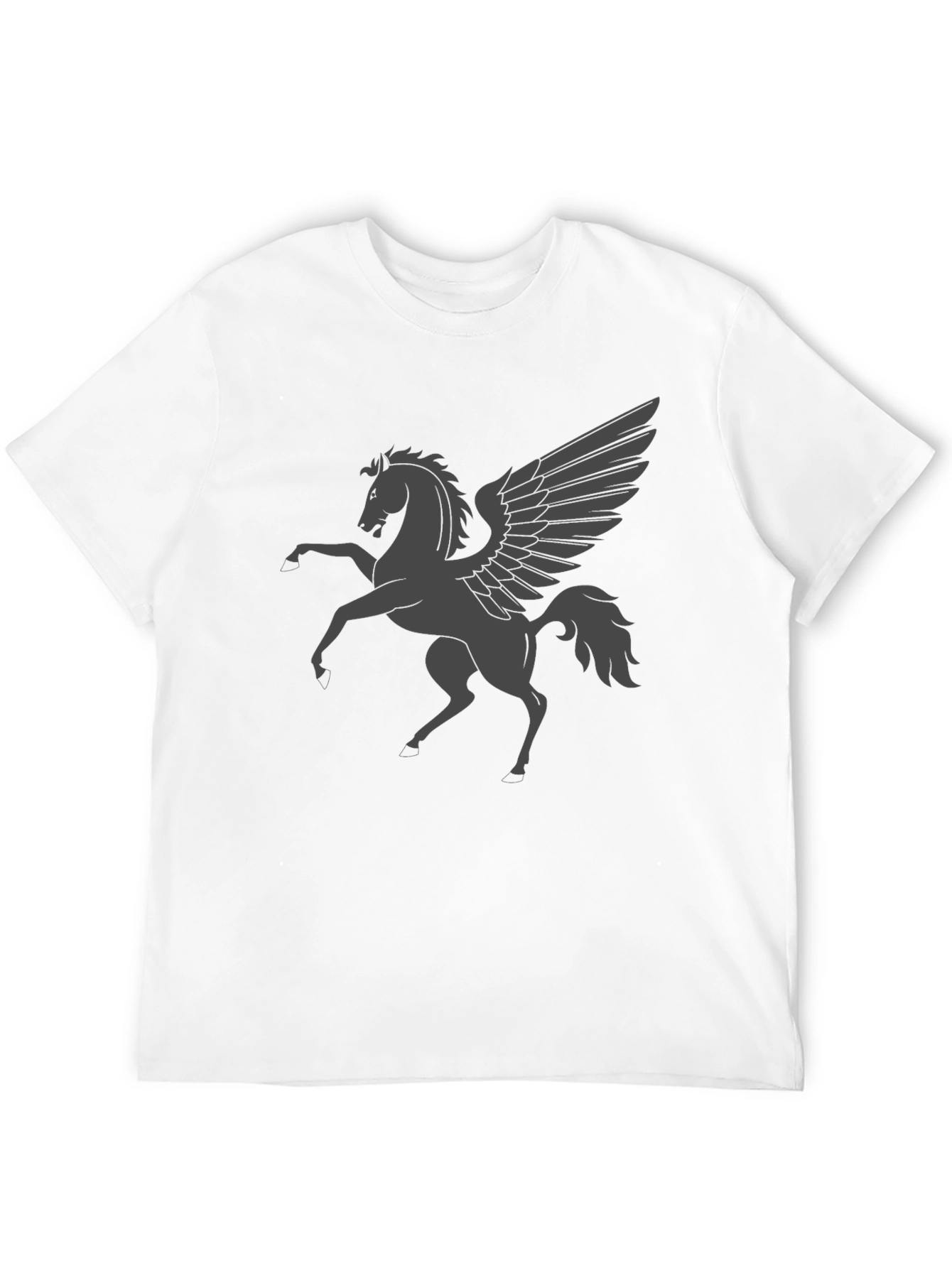 Black Pegasus Graphic T-Shirt