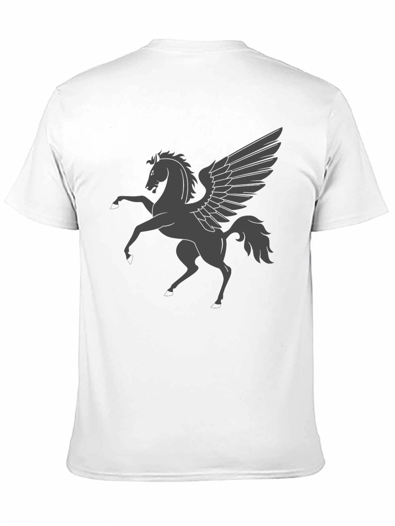 Black Pegasus Graphic T-Shirt