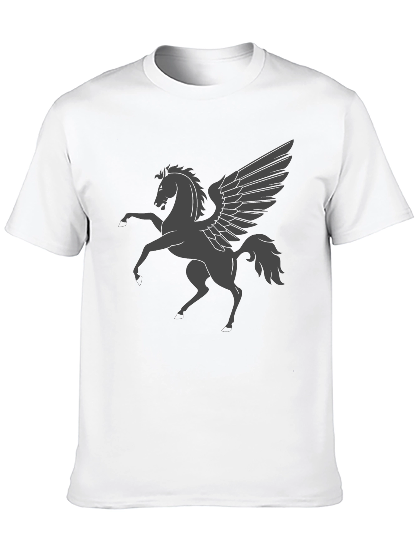 Black Pegasus Graphic T-Shirt