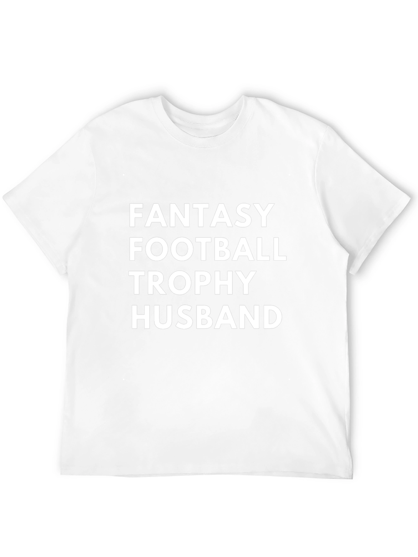 Fantasy Football Trophy Husband Graphic Tee