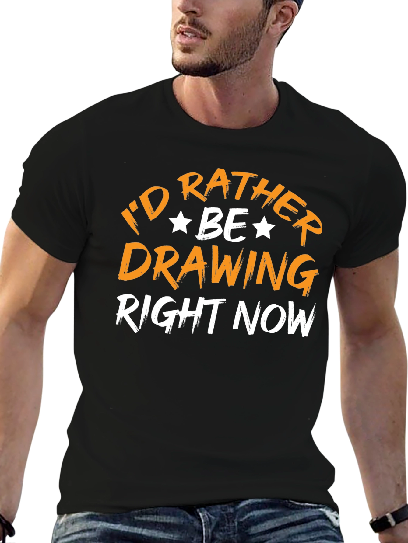 Id Rather Be Drawing T-Shirt