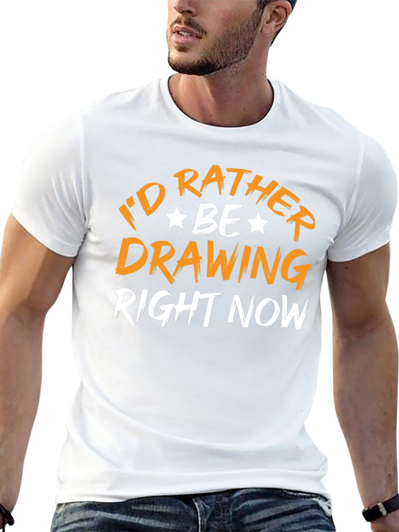 Id Rather Be Drawing T-Shirt