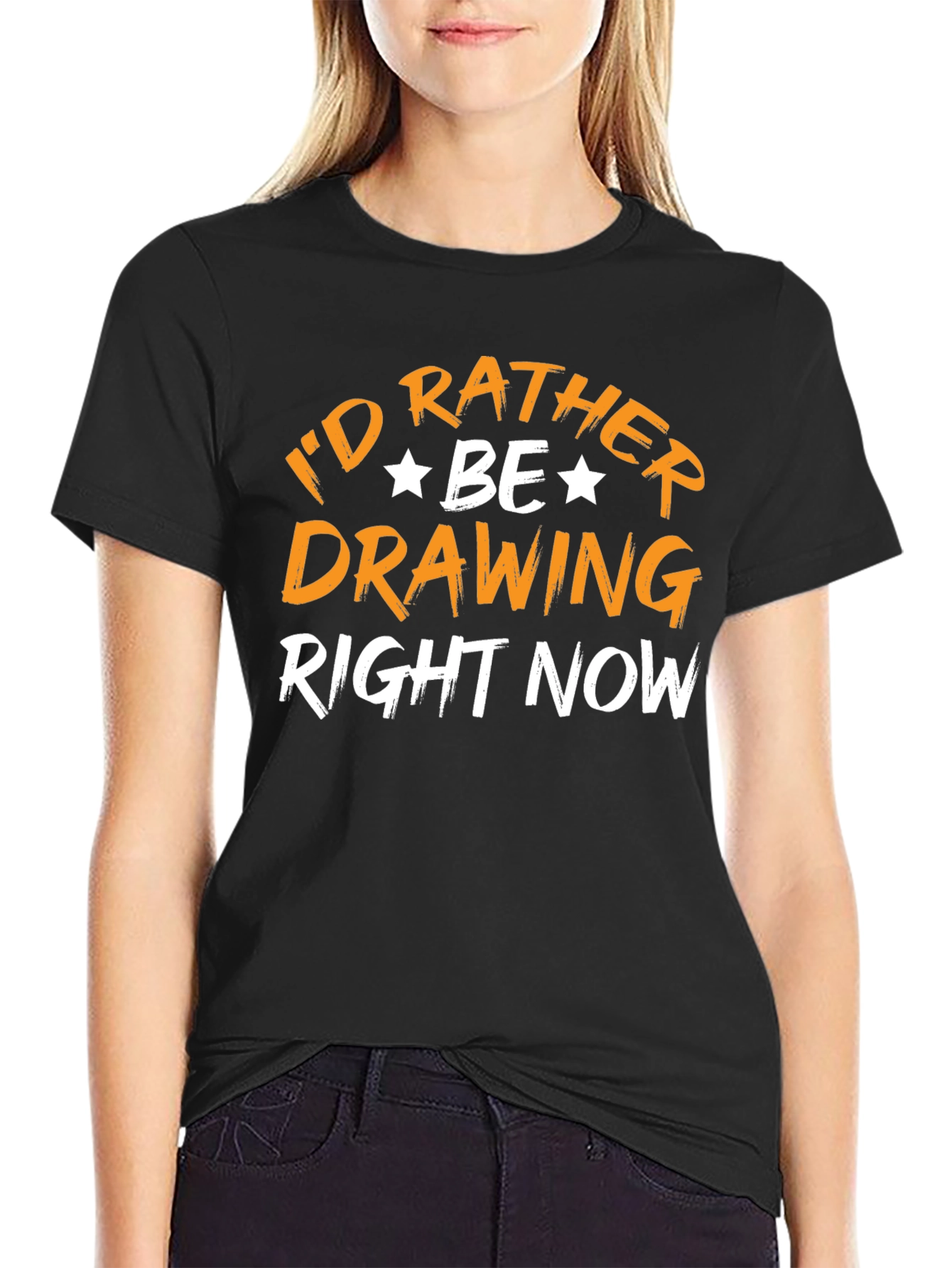 Id Rather Be Drawing T-Shirt