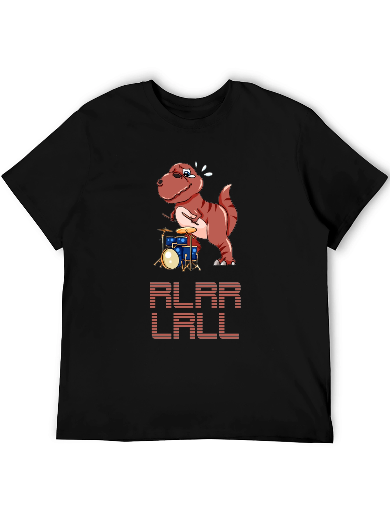 Dino Drummer T-Shirt - Rock and Roar!