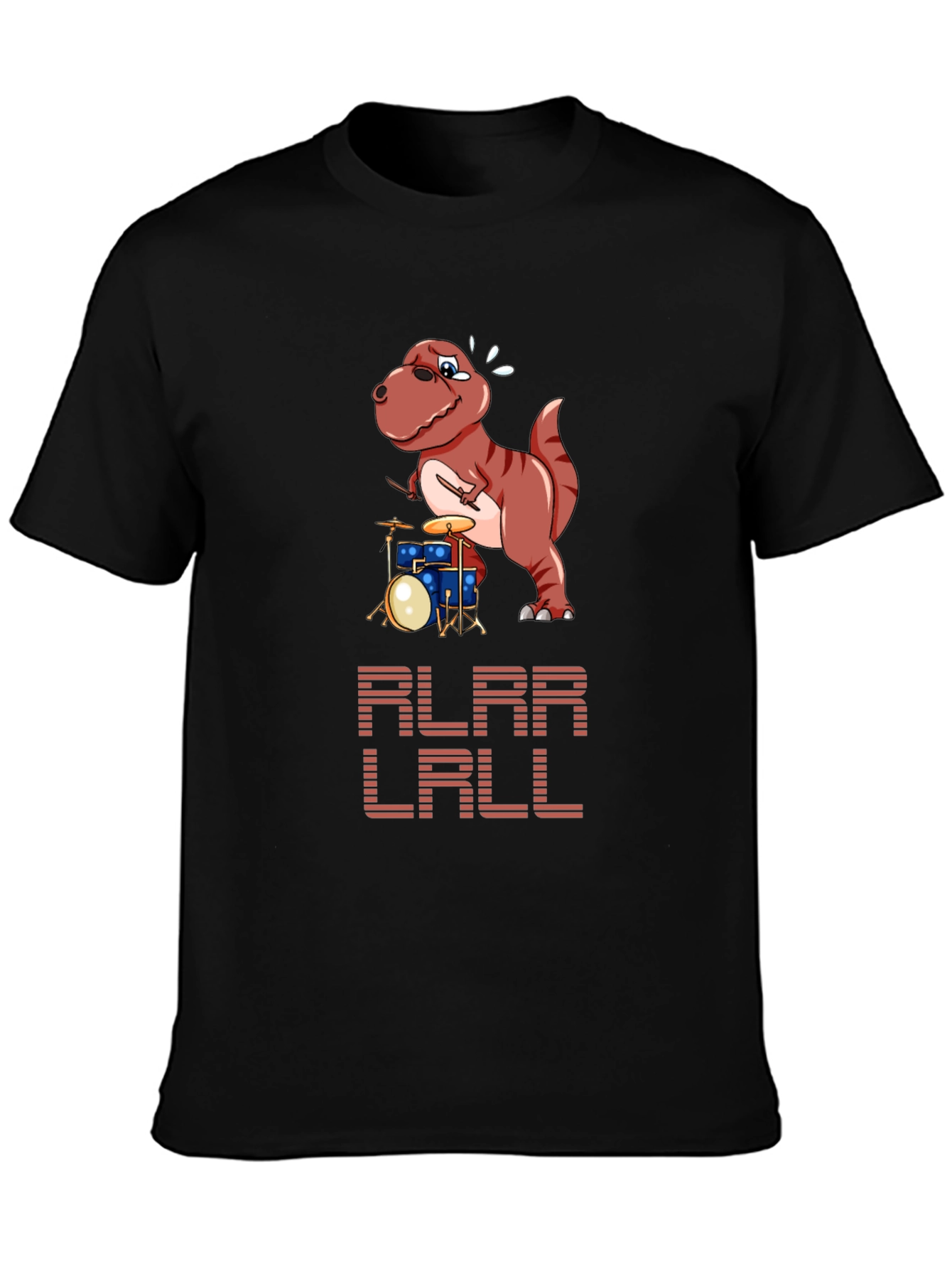 Dino Drummer T-Shirt - Rock and Roar!