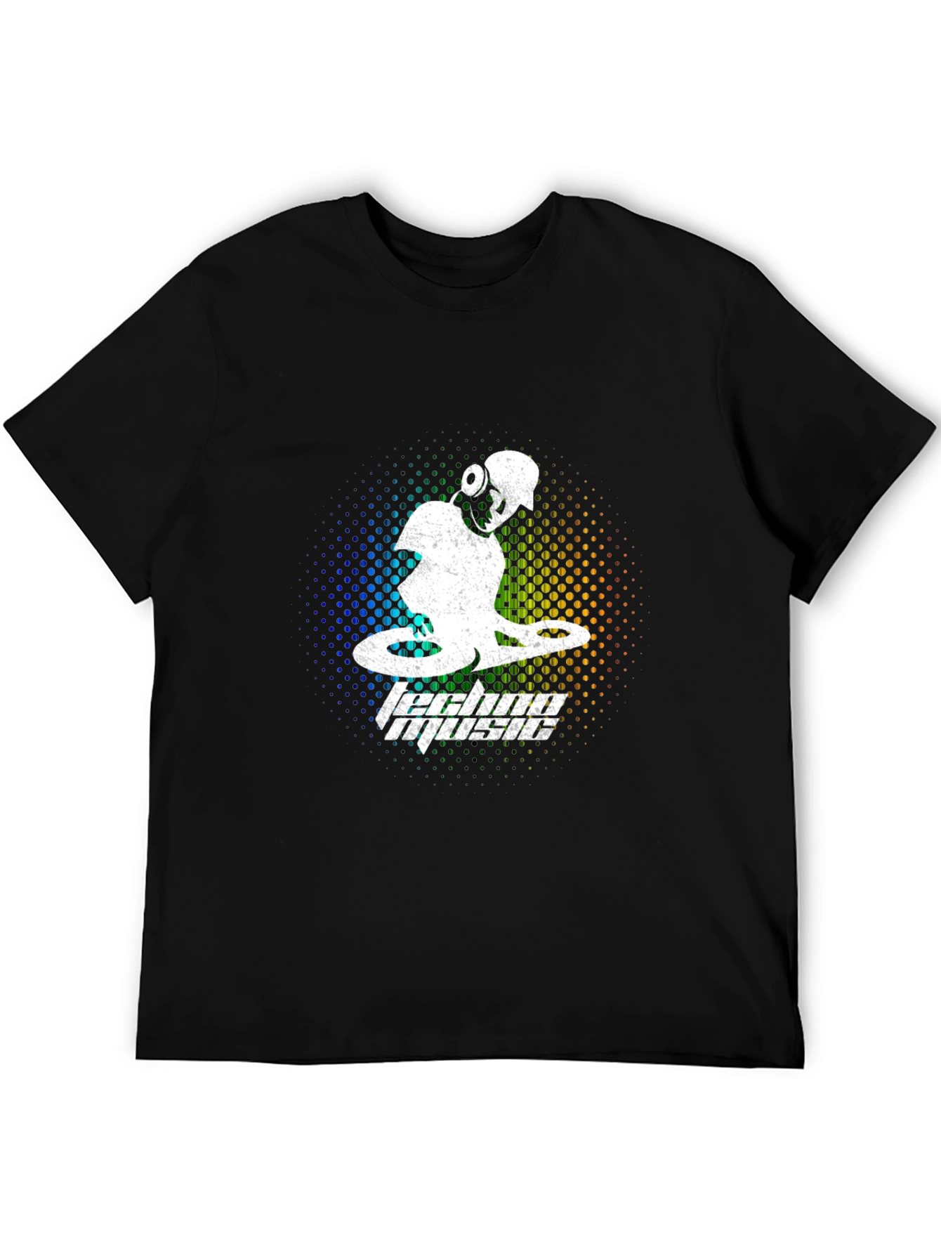Techno Music DJ Graphic T-Shirt