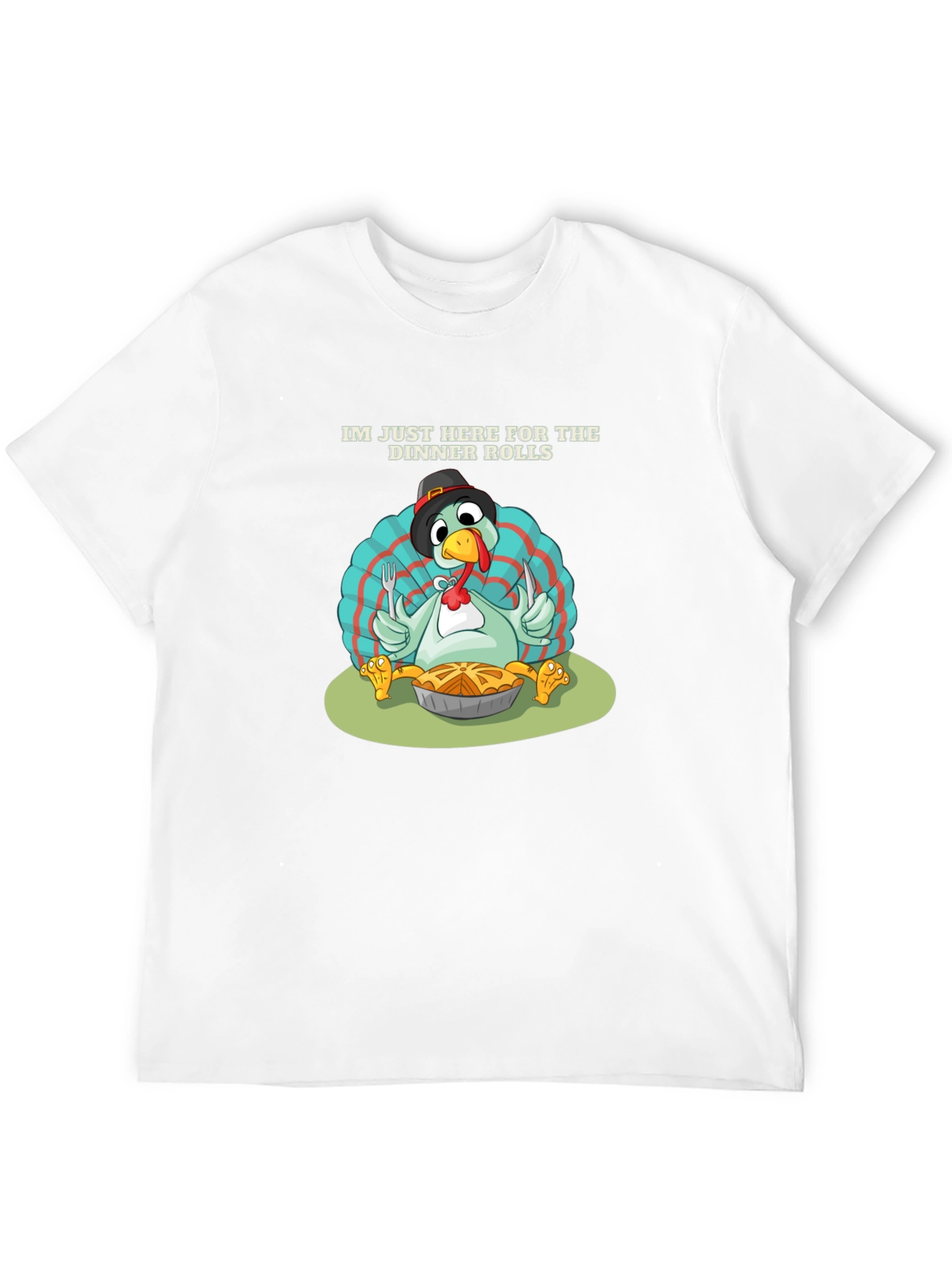Funny Thanksgiving Turkey Dinner Rolls T-Shirt