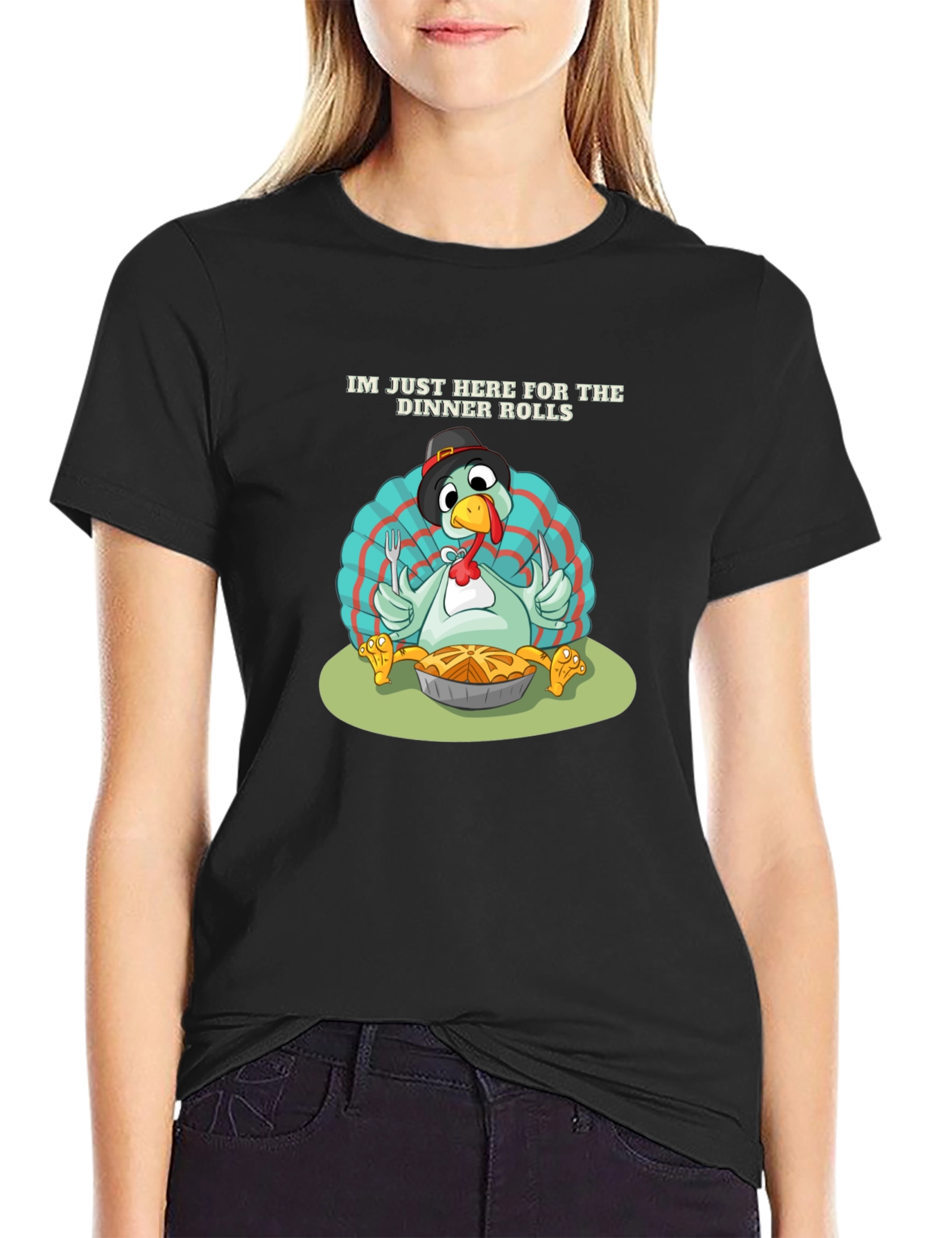 Funny Thanksgiving Turkey Dinner Rolls T-Shirt