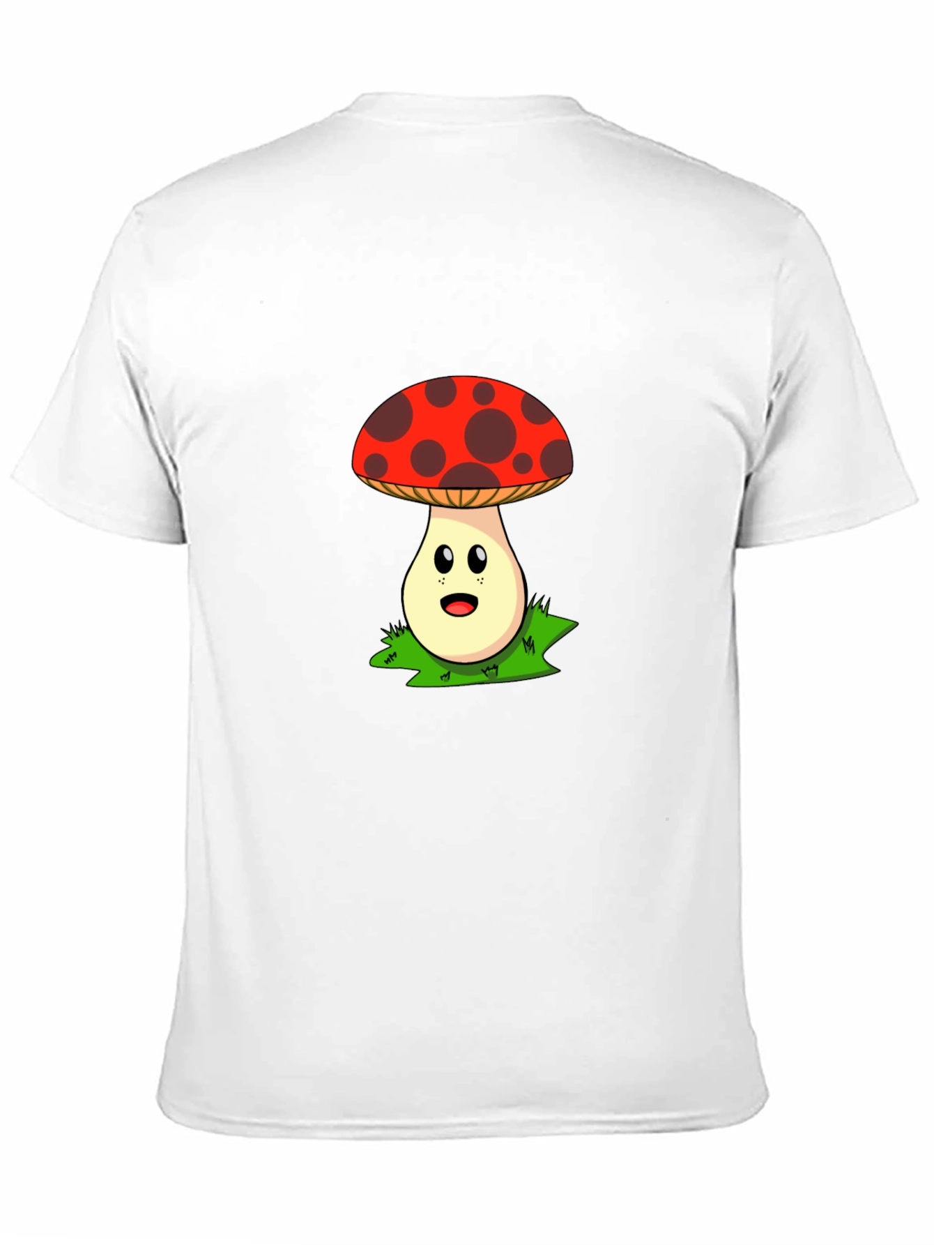 Cartoon Mushroom Graphic T-Shirt