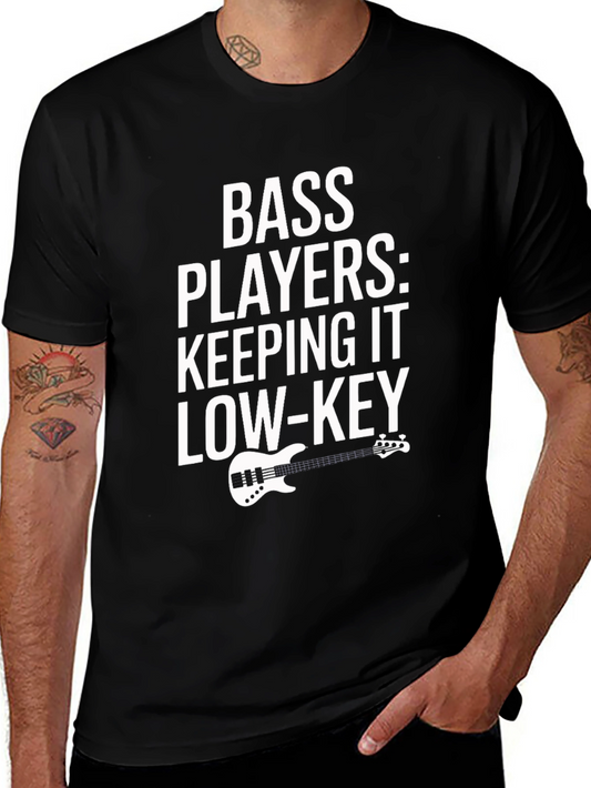 Bass Players Keeping It Low-Key Graphic Tee
