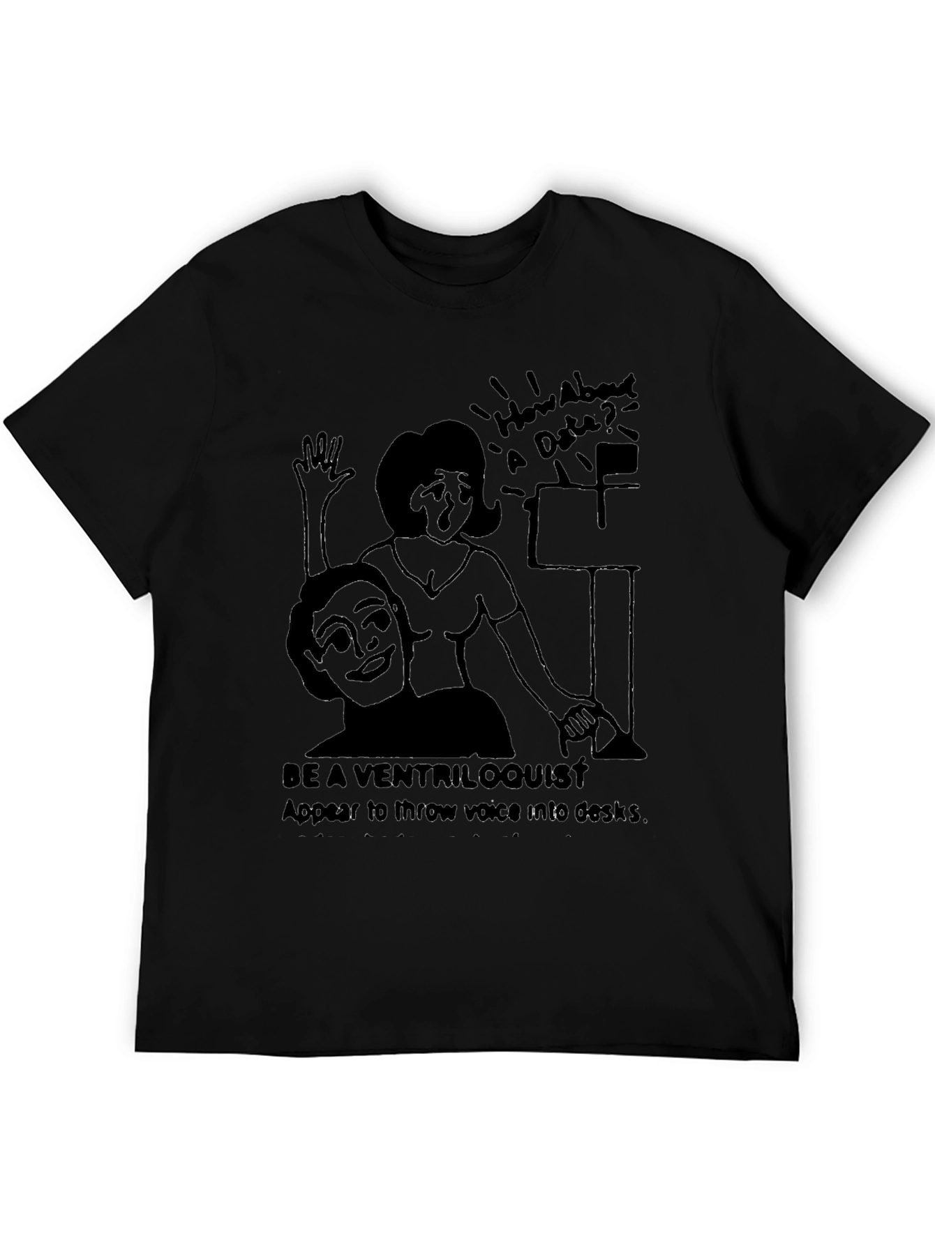 Ventriloquist Dummy T-Shirt - Novelty Humor Tee