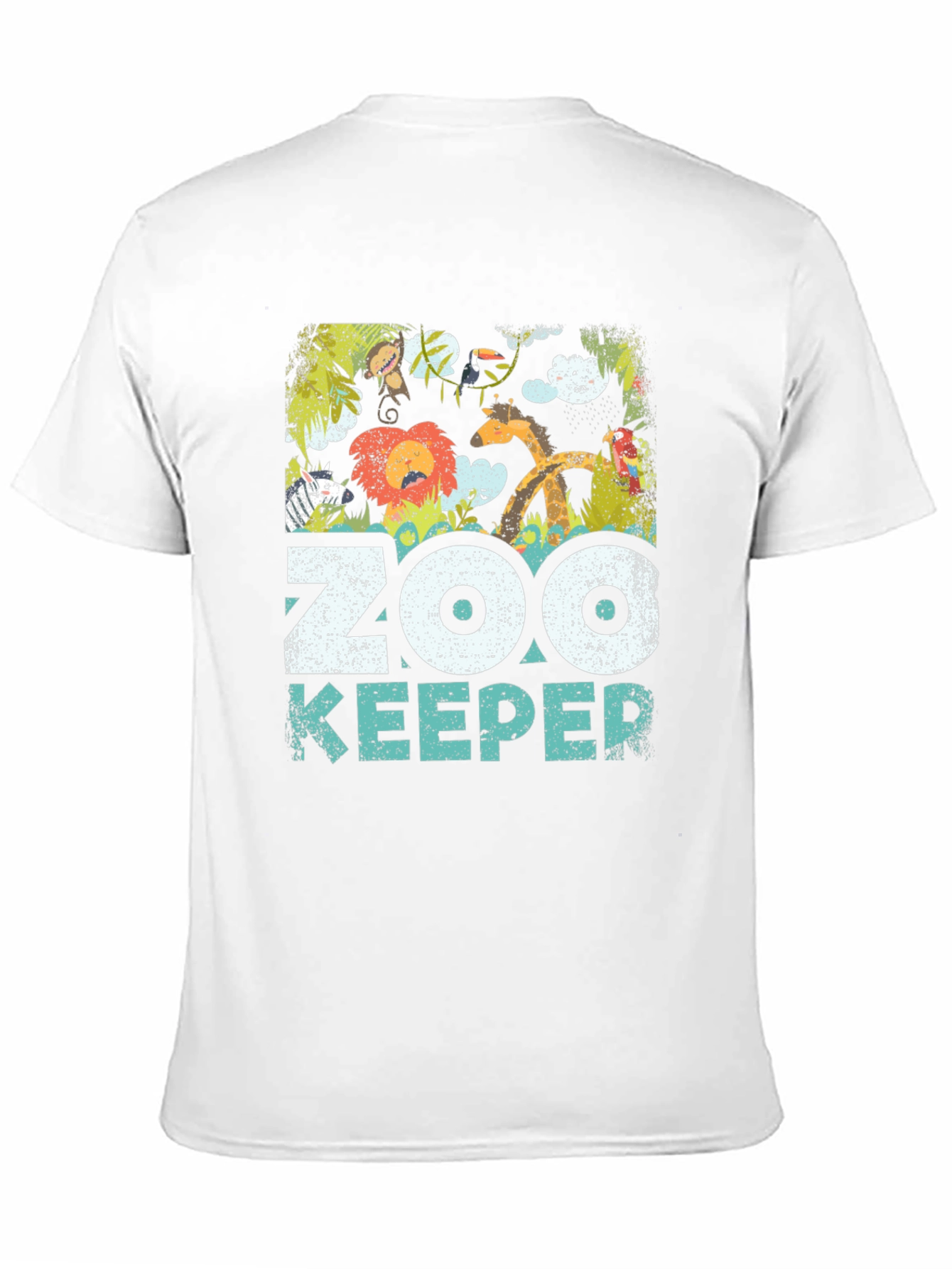 Zoo Keeper Graphic T-Shirt - Animal Lover Tee