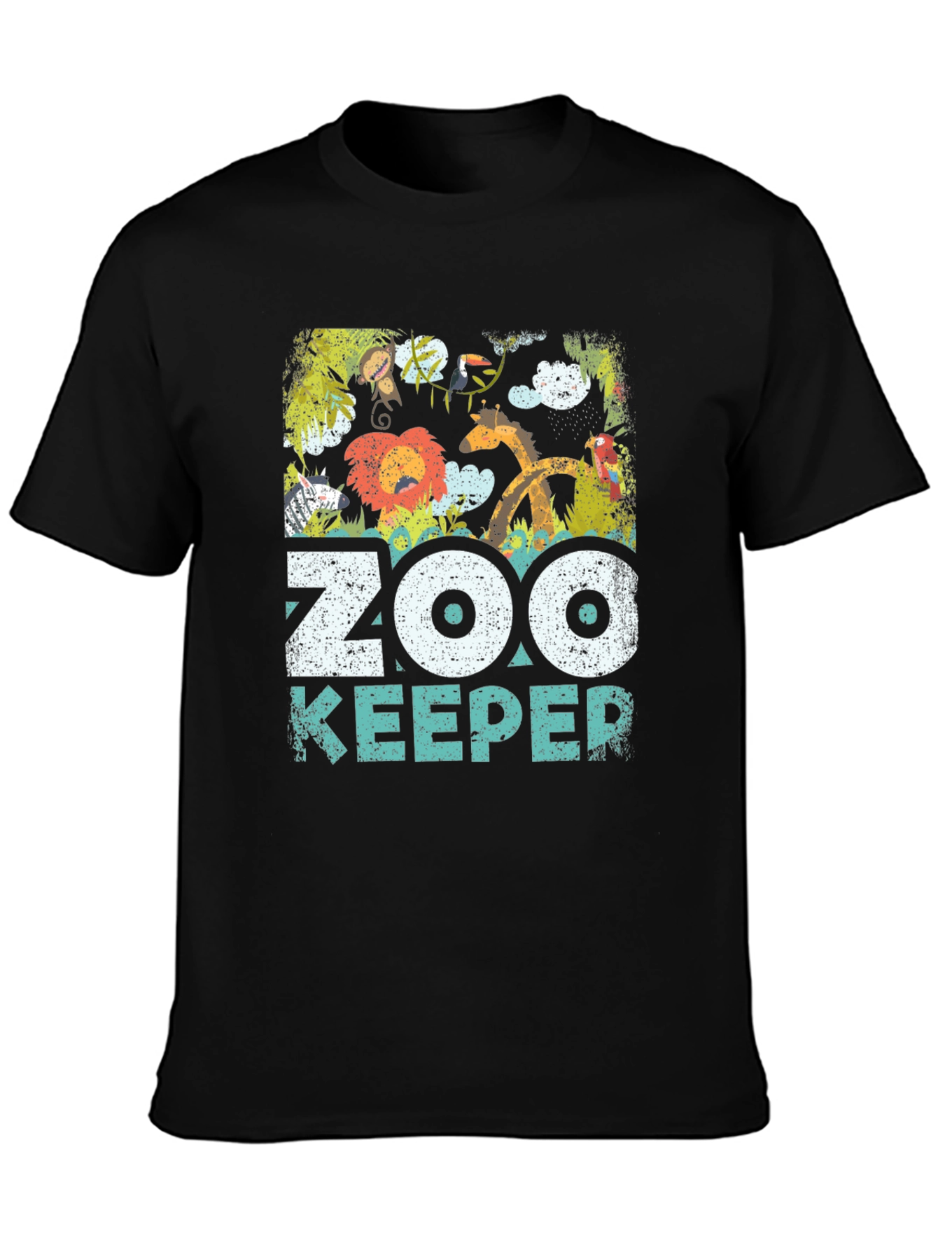 Zoo Keeper Graphic T-Shirt - Animal Lover Tee