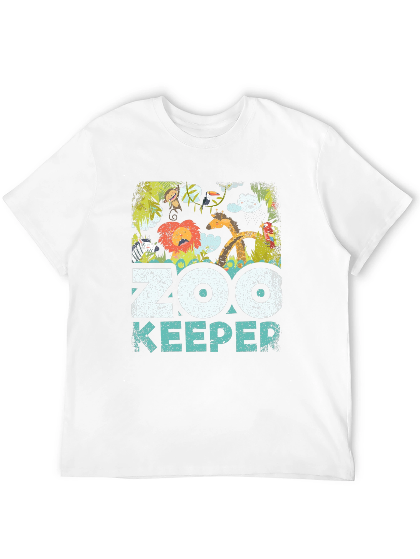 Zoo Keeper Graphic T-Shirt - Animal Lover Tee