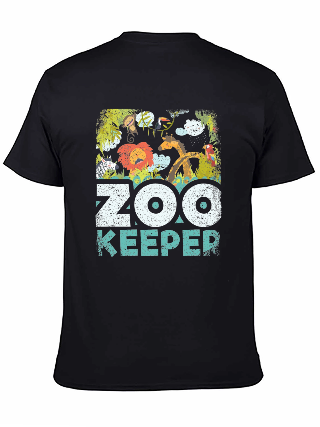 Zoo Keeper Graphic T-Shirt - Animal Lover Tee