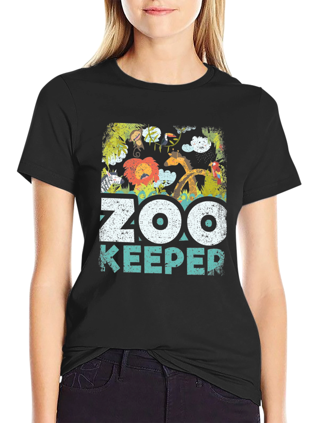 Zoo Keeper Graphic T-Shirt - Animal Lover Tee