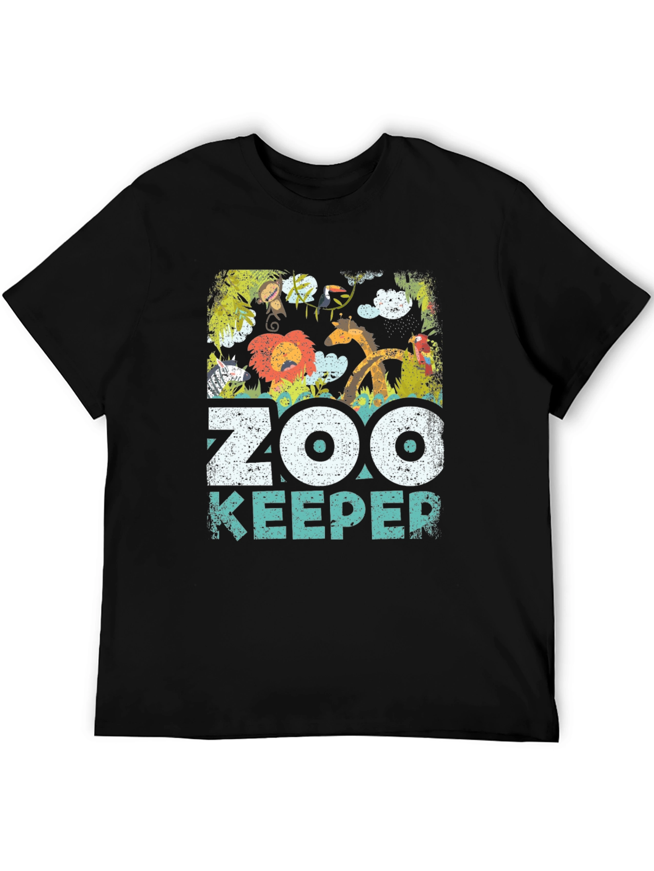Zoo Keeper Graphic T-Shirt - Animal Lover Tee