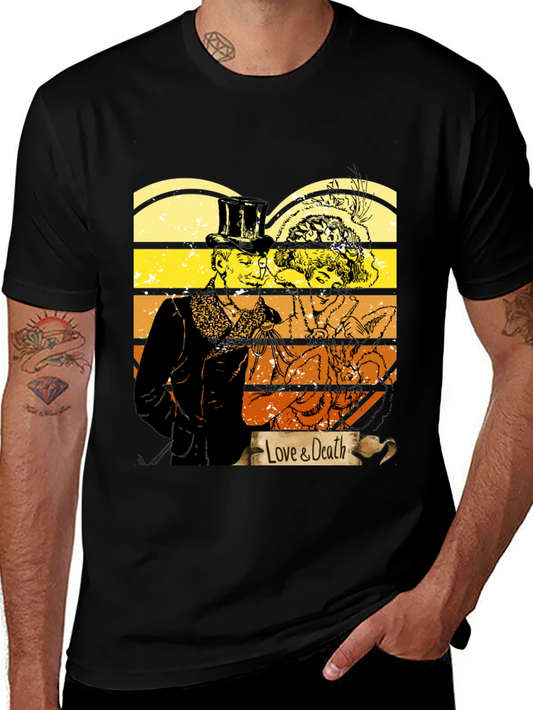 Love & Death Graphic T-Shirt - Vintage Style Tee