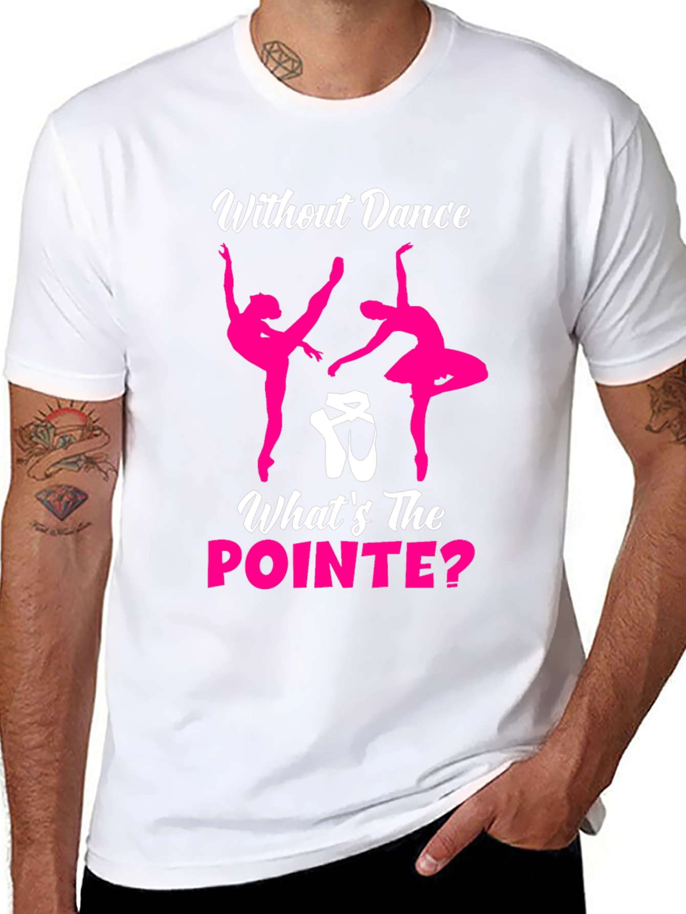 Dance Pointe Graphic Tee - Ballet Lover T-Shirt