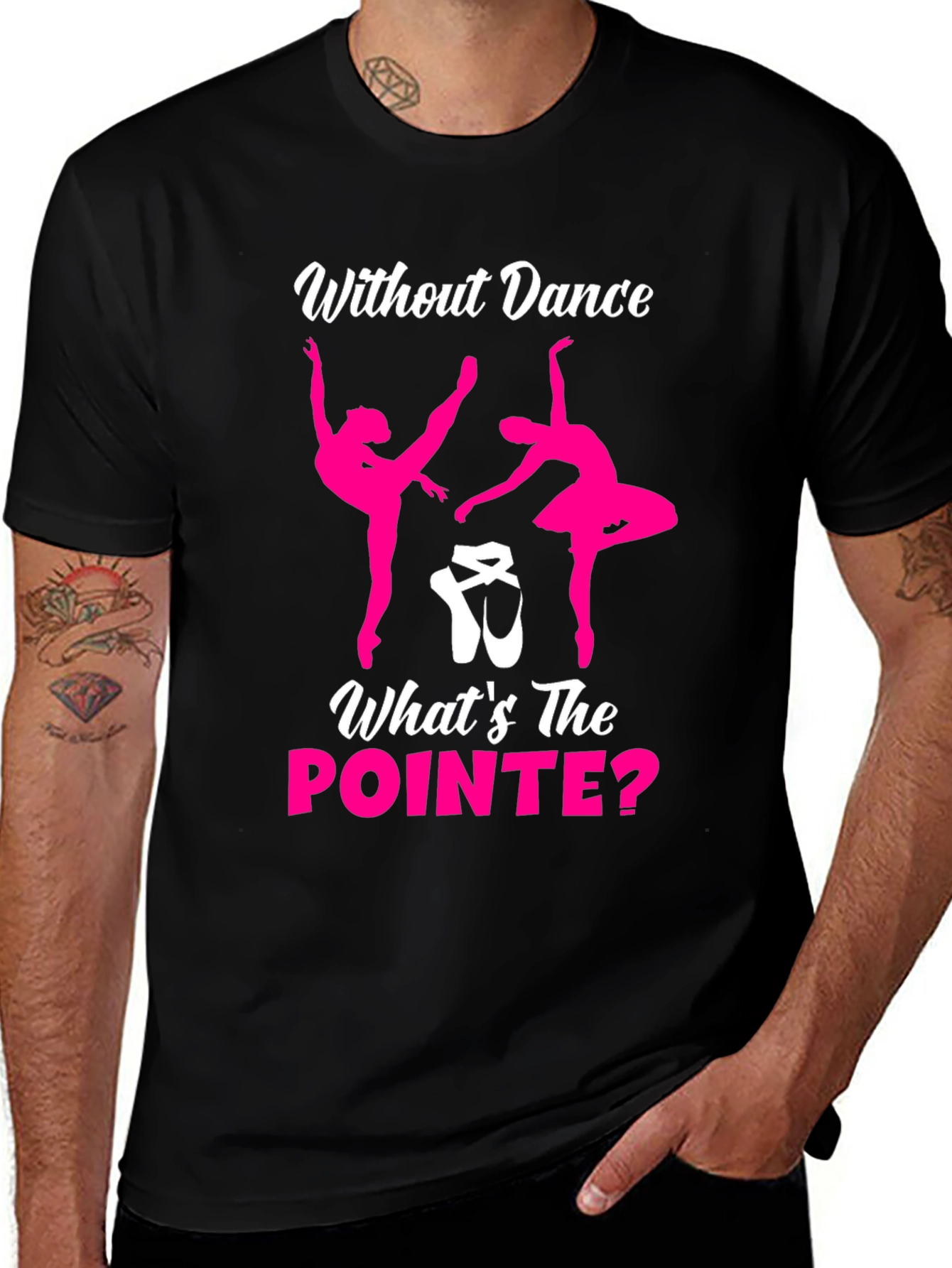 Dance Pointe Graphic Tee - Ballet Lover T-Shirt