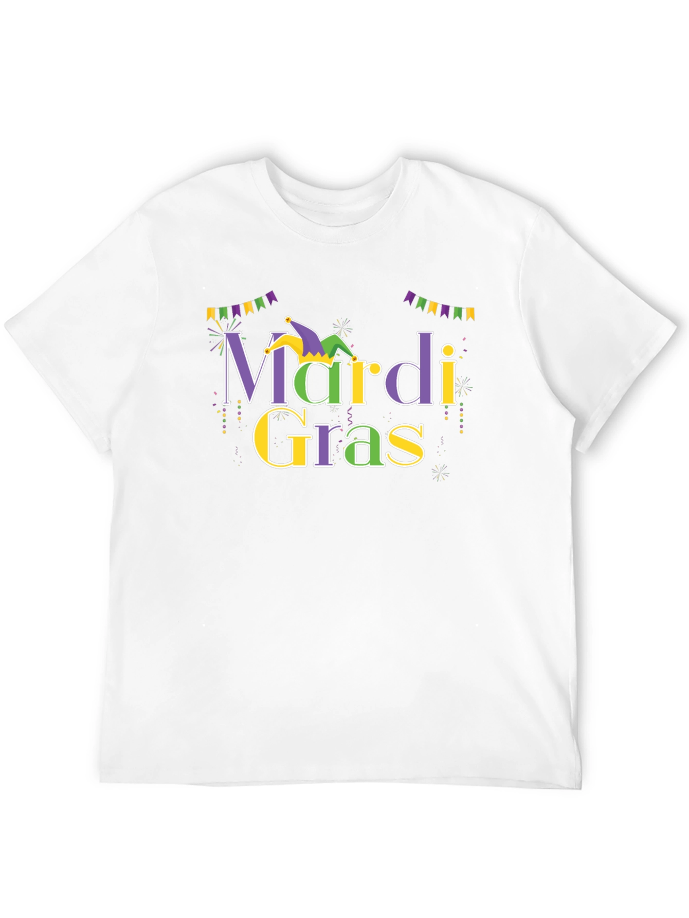 Mardi Gras Graphic T-Shirt - Celebrate in Style!