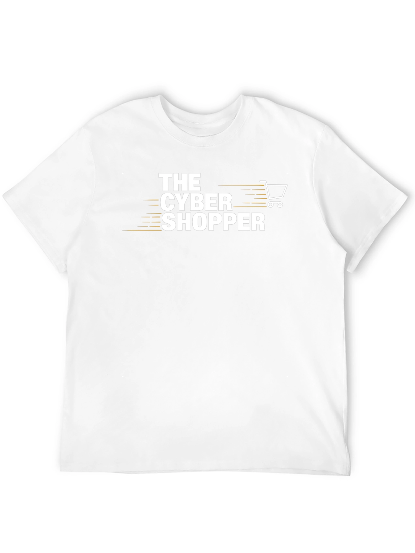 The Cyber Shopper Black Graphic T-Shirt