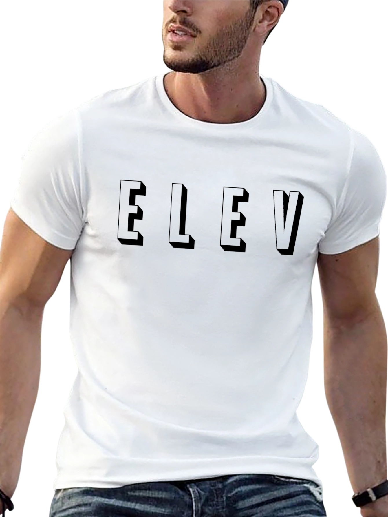 ELEV Graphic Tee - Bold & Stylish Mens T-Shirt