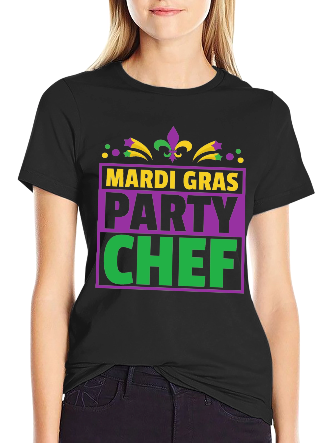 Mardi Gras Party Chef T-Shirt